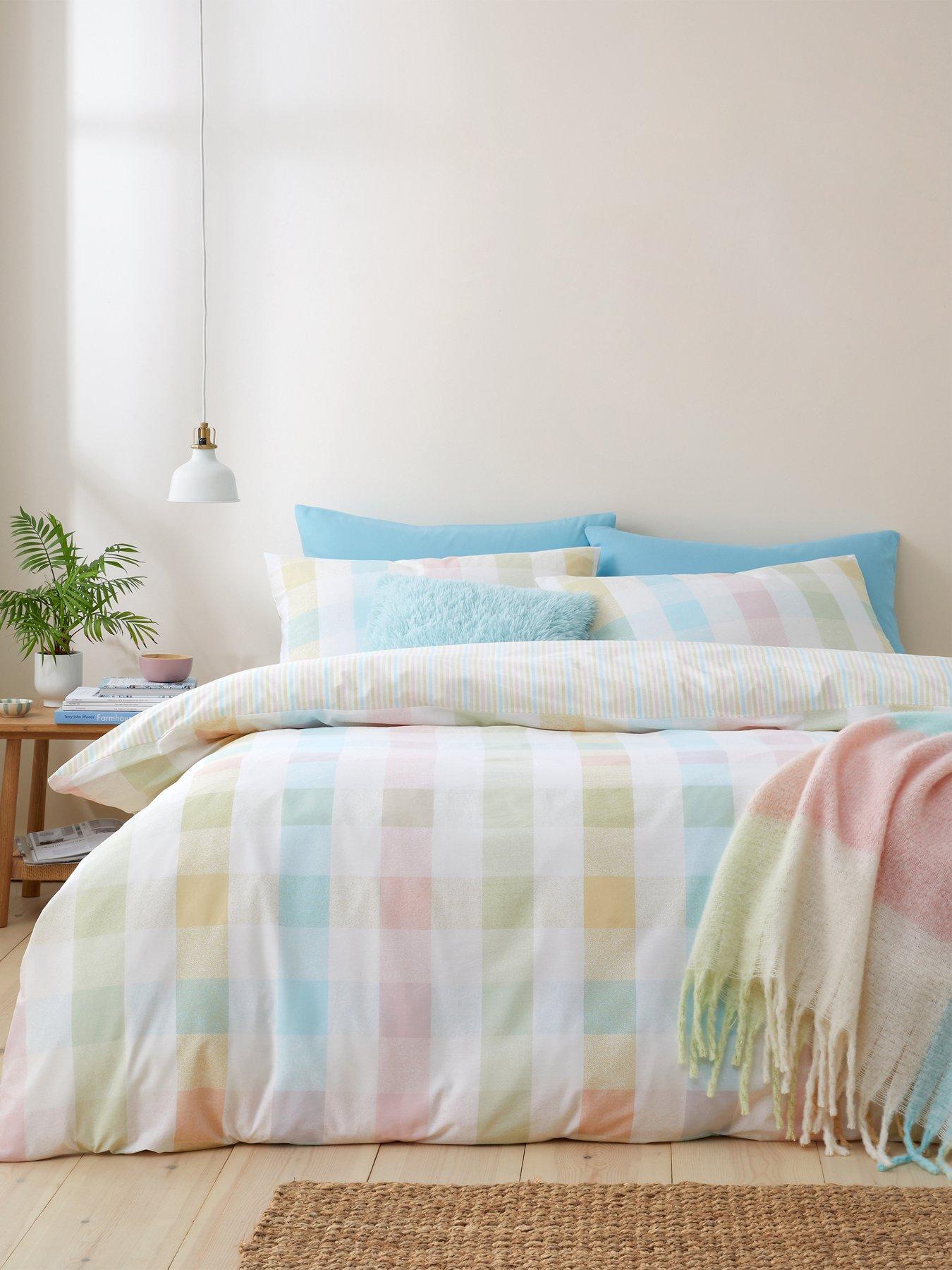 undefined Spring Check Duvet Cover Set