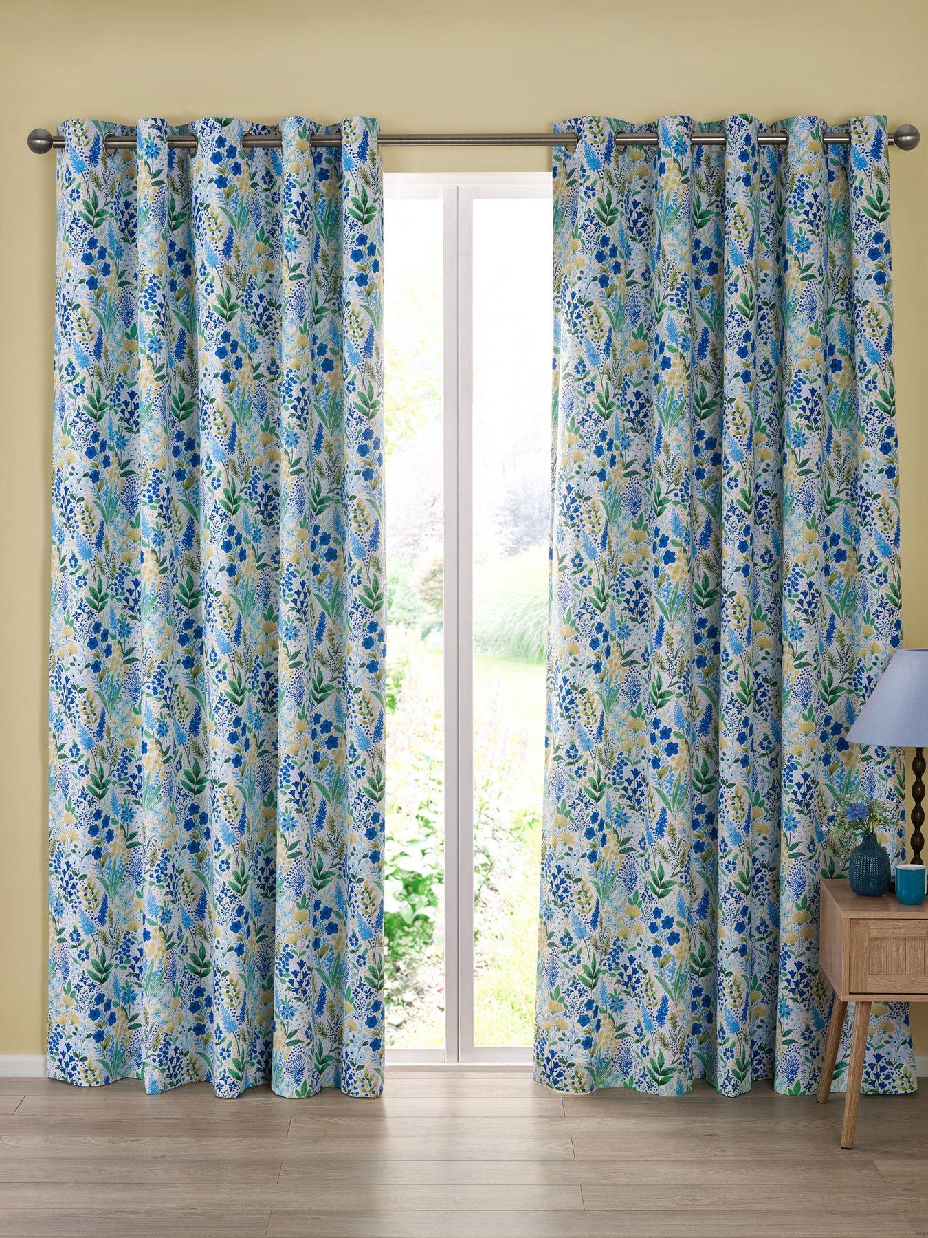 catherine-lansfield-tilly-floral-eyelet-curtains