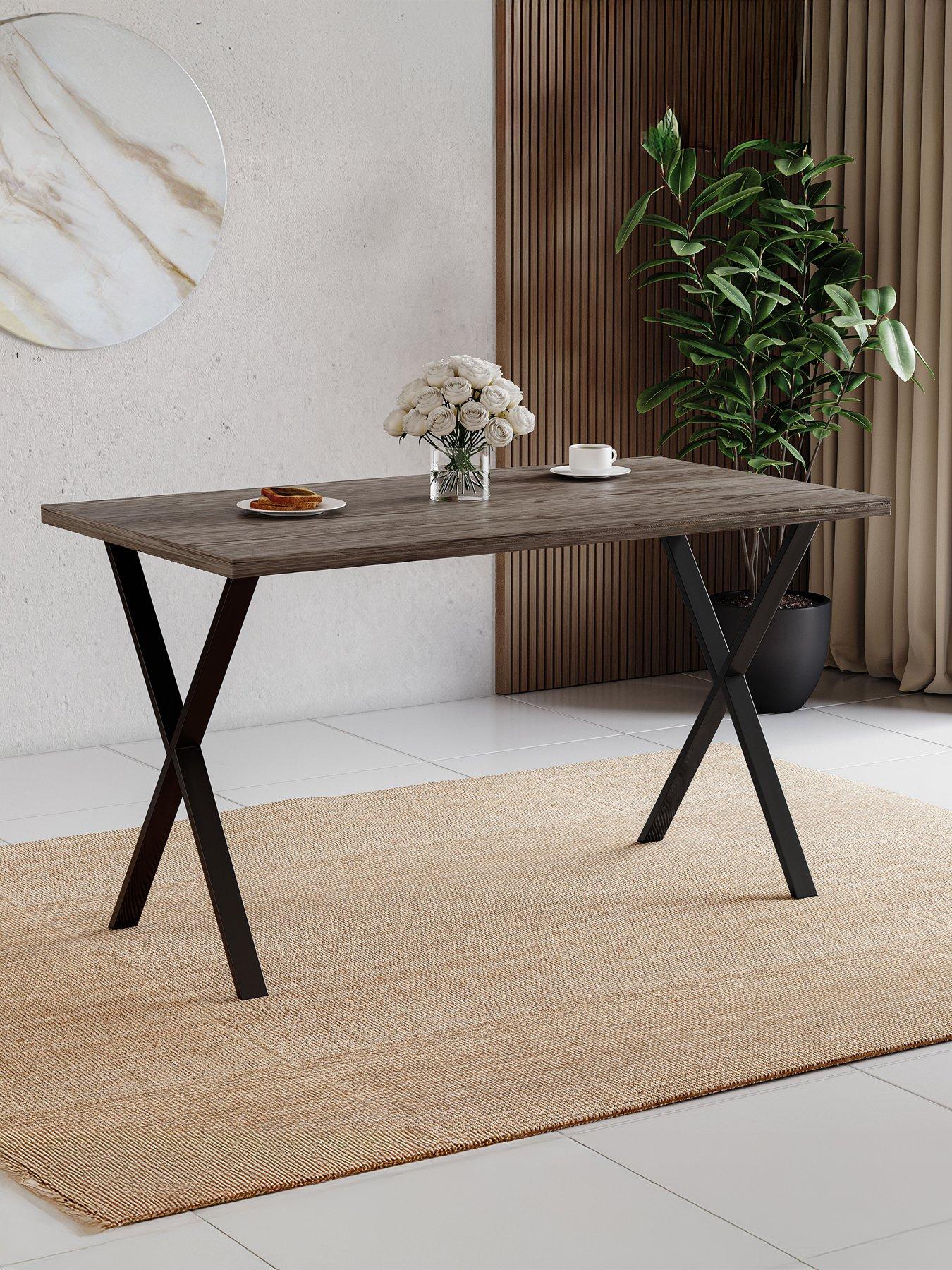 vida-designs-havenwood-4-seater-dining-table-with-x-shape-legs