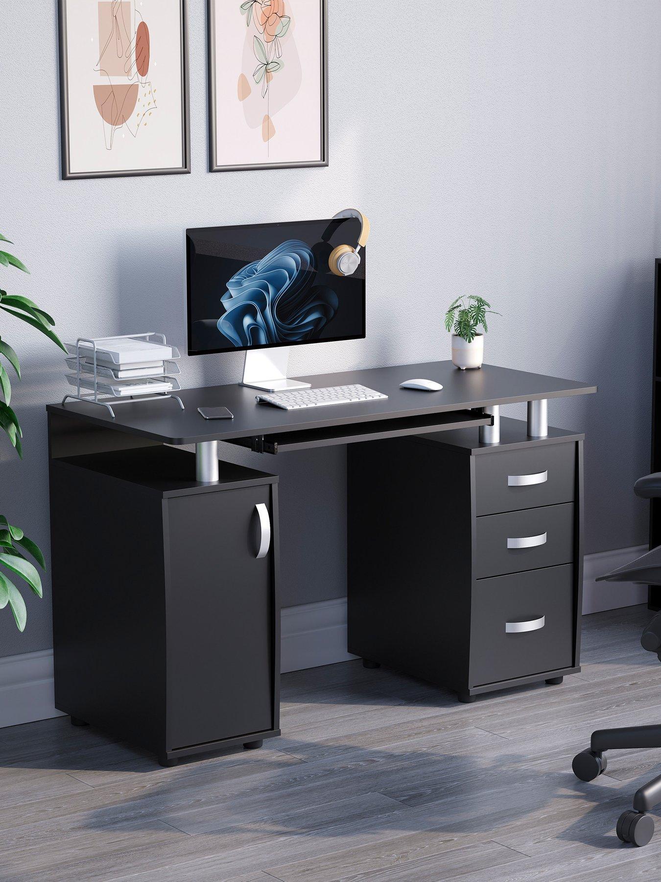 Vida Designs Otley 3 Drawer Computer Desk