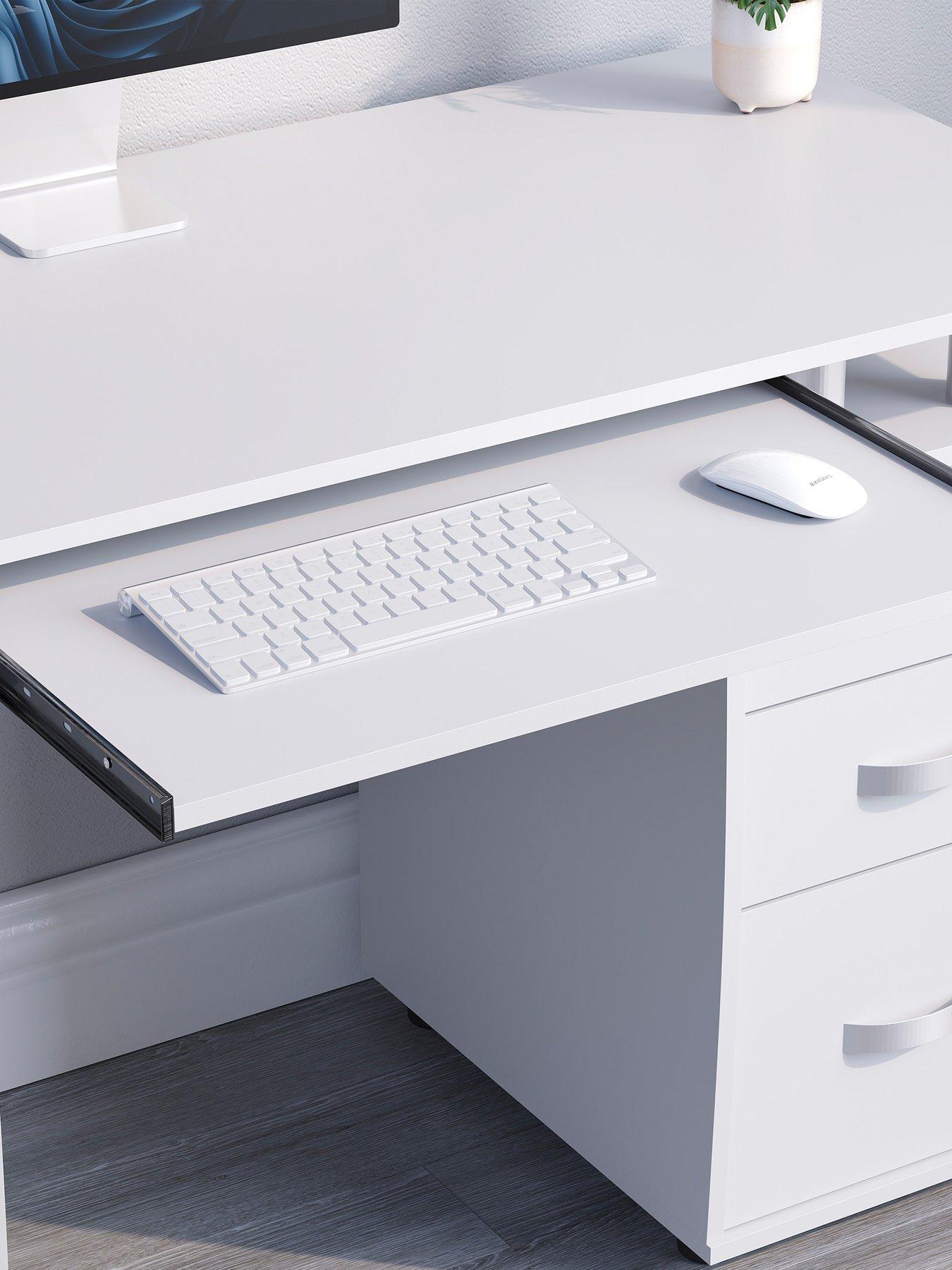 Image 5 of 7 of Vida Designs Otley 3 Drawer Computer Desk