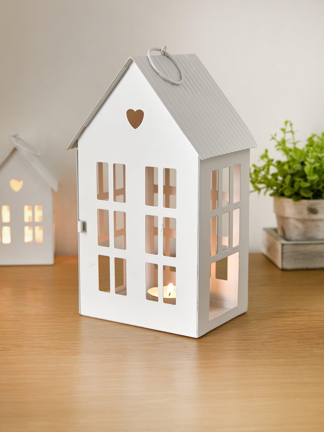 very-home-24nbspcm-townhouse-lantern-tea-light-holdernbsp--white