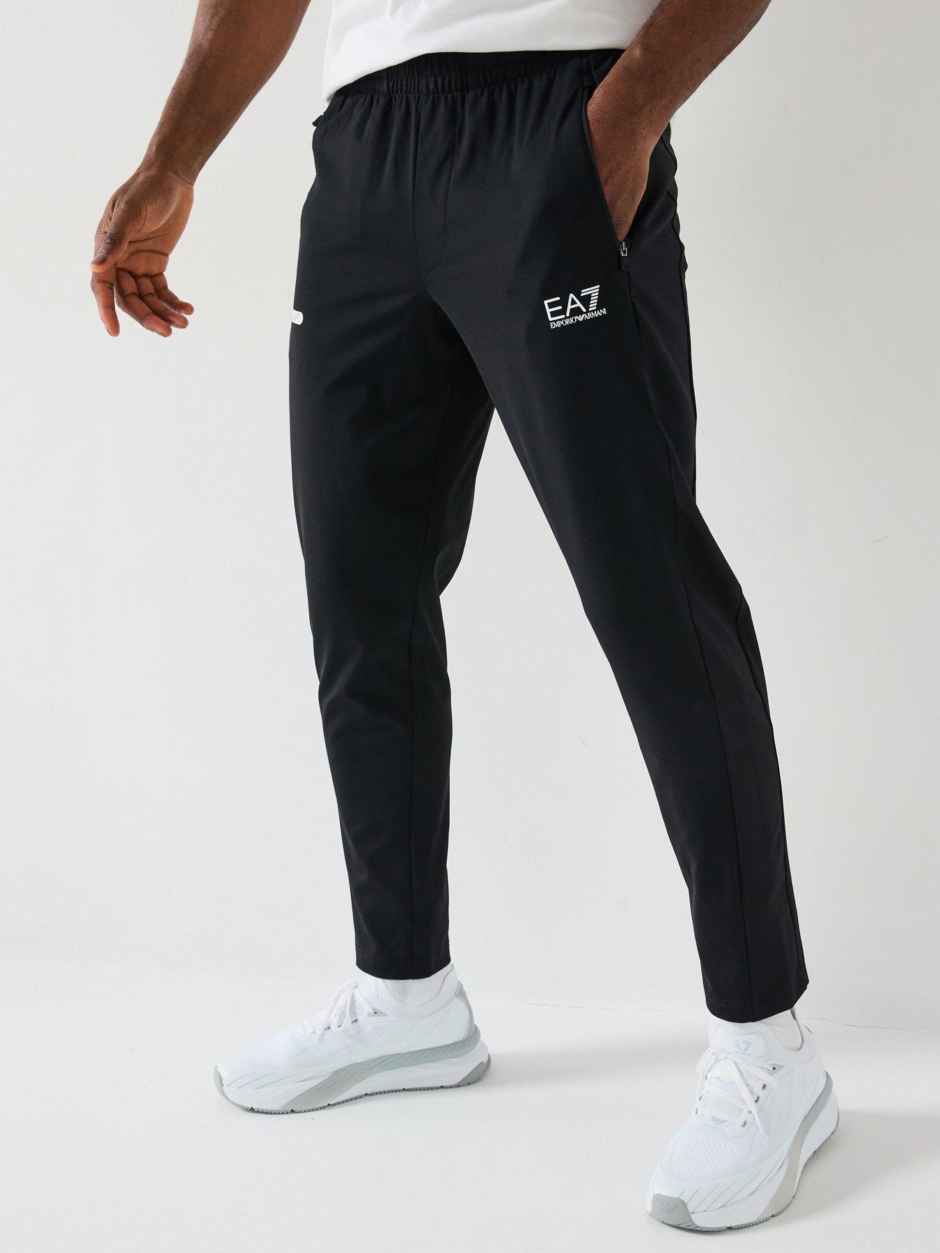 EA7 Emporio Armani Vigor 7 Trousers - Black | Littlewoods