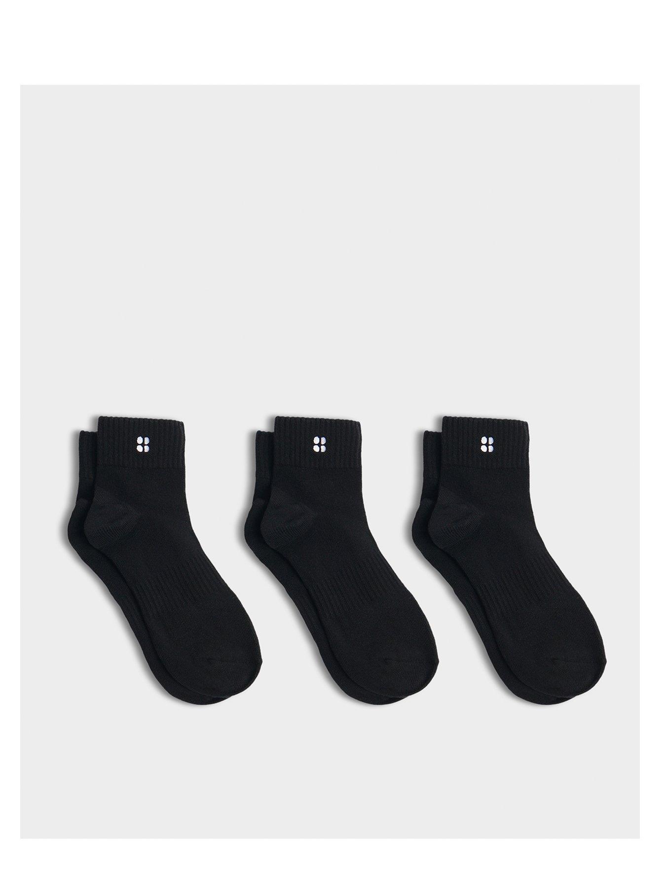 Image 1 of 3 of Sweaty Betty Womens Training Essentials Mid 3 Pack - Black