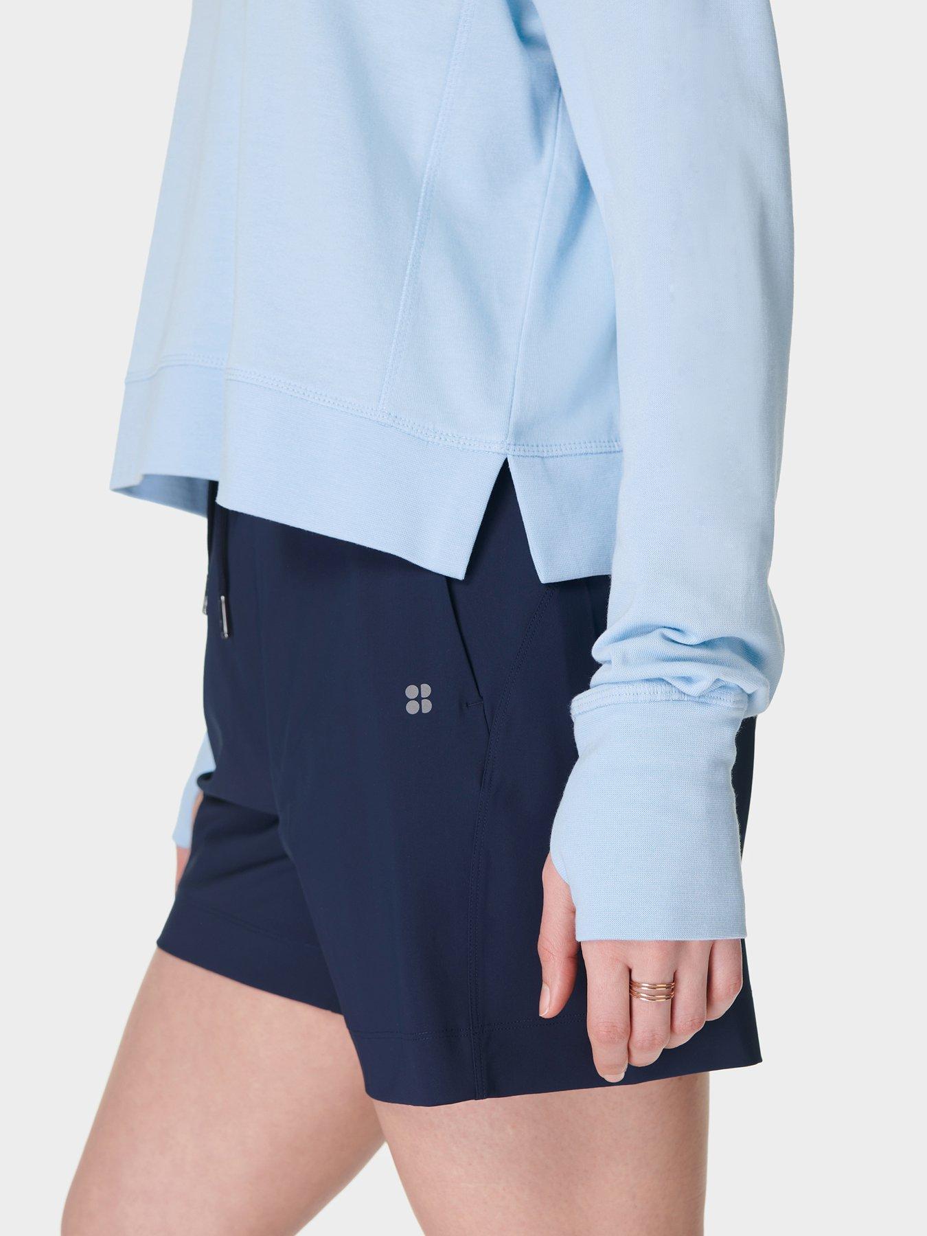 image of sweaty-betty-womens-training-after-class-sweatshirt-blue
