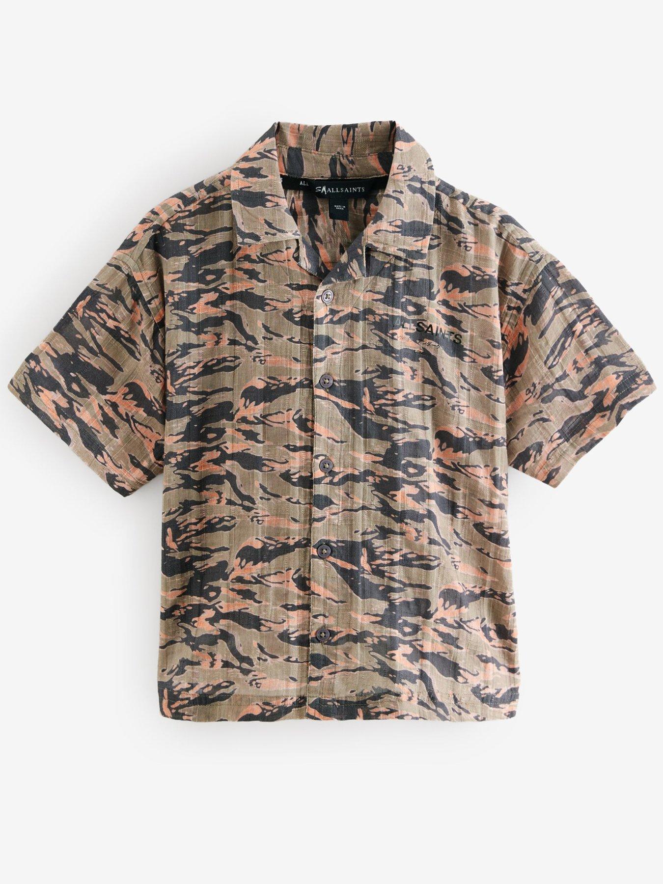 undefined All Saints Camouflage Shirt - Multi