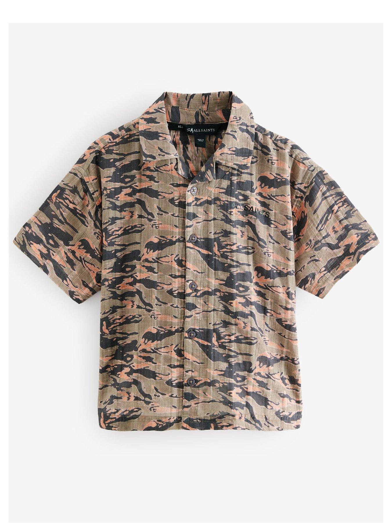 front image of smallsaints-all-saints-camouflage-shirt-multi