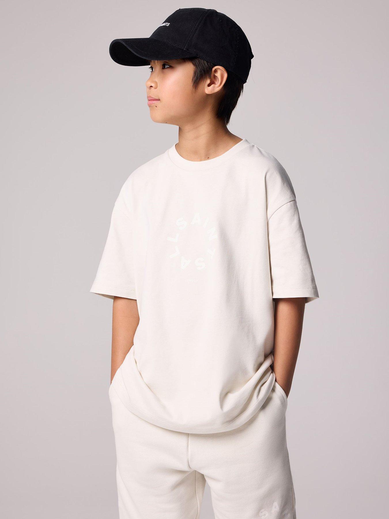  image of smallsaints-boys-tierra-t-shirt-and-shorts-set-beige