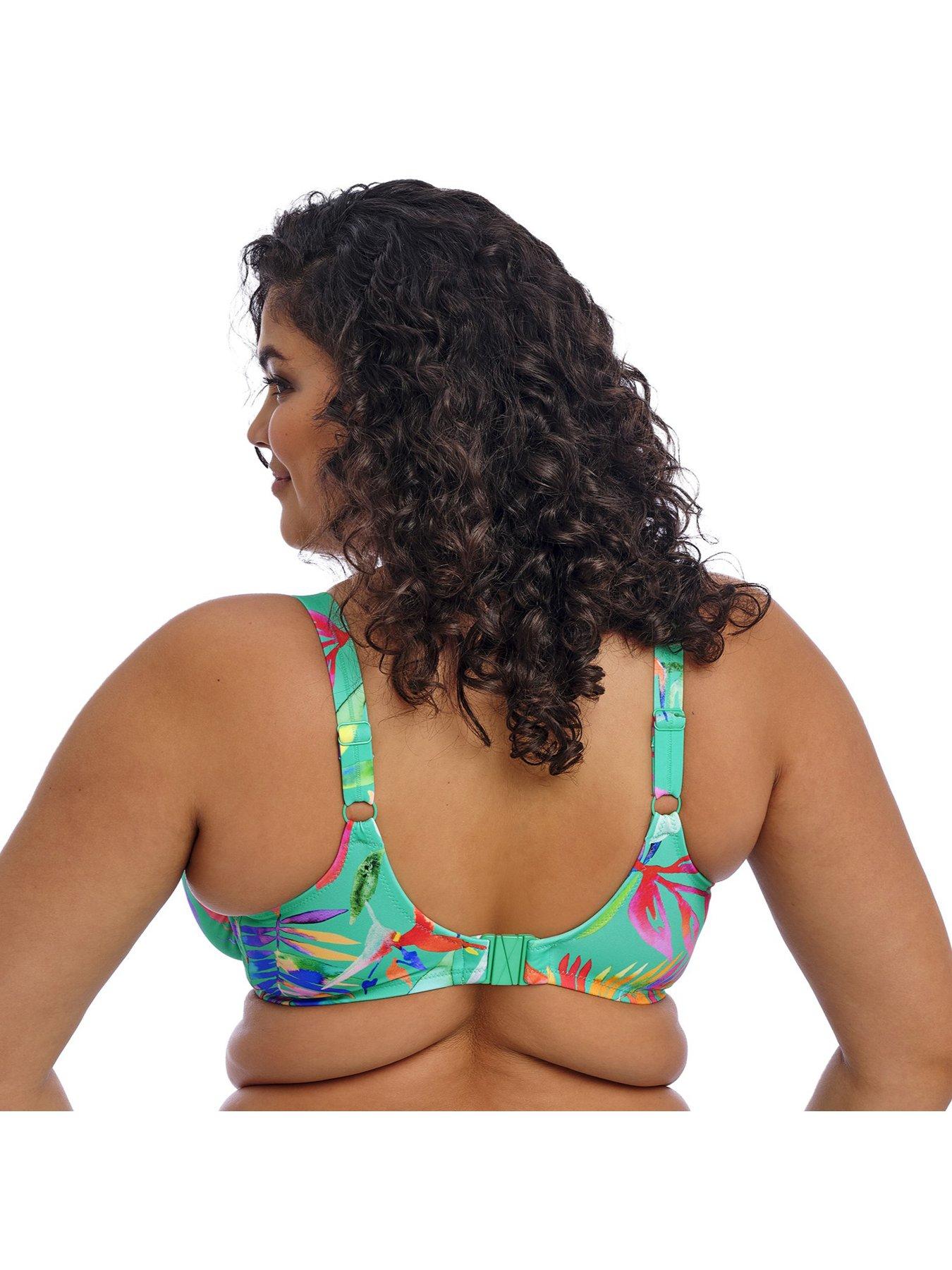  image of elomi-toyama-tides-uw-plunge-bikini-top-green