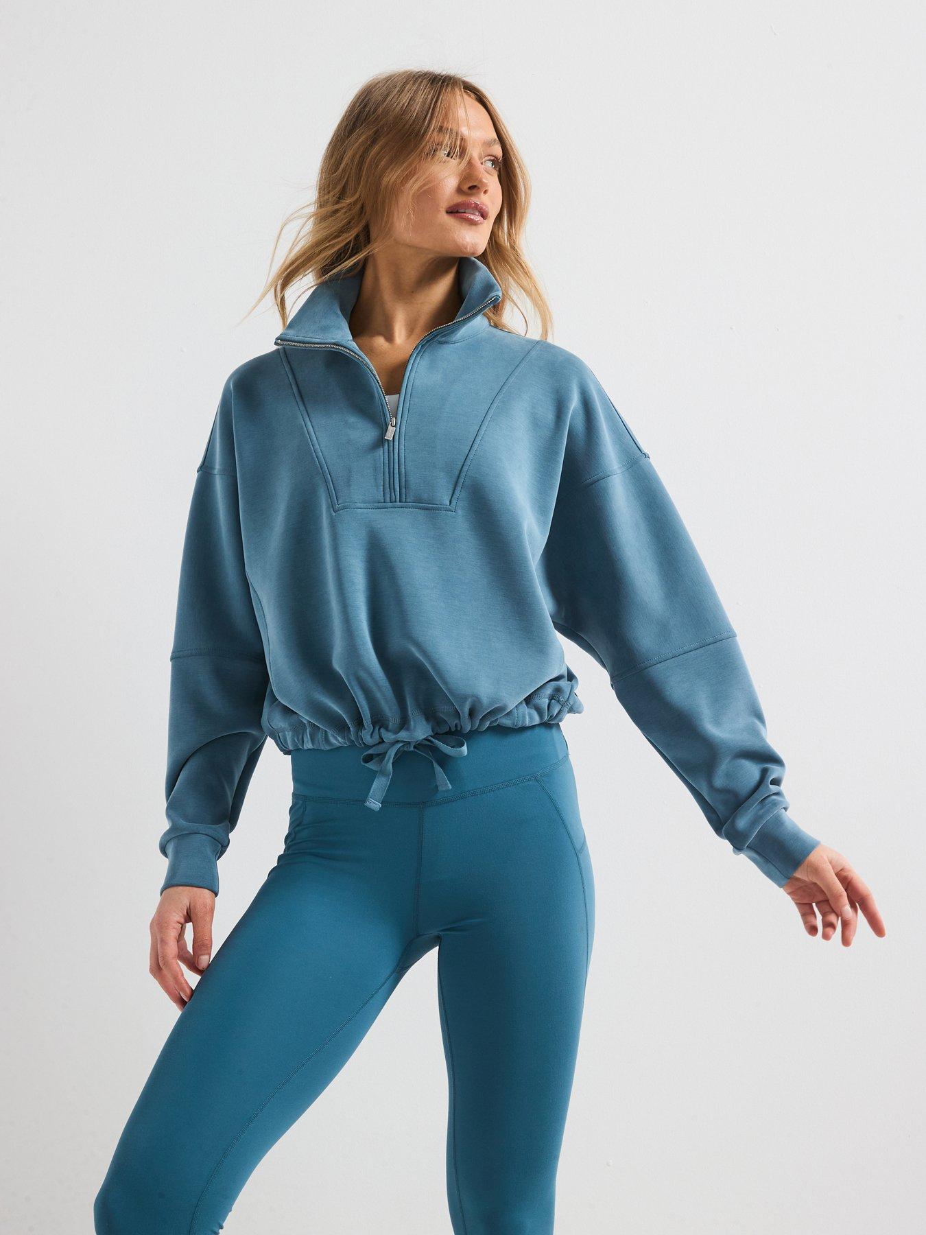 sweaty-betty-womens-training-sand-wash-funnel-neck-half-zip-blue