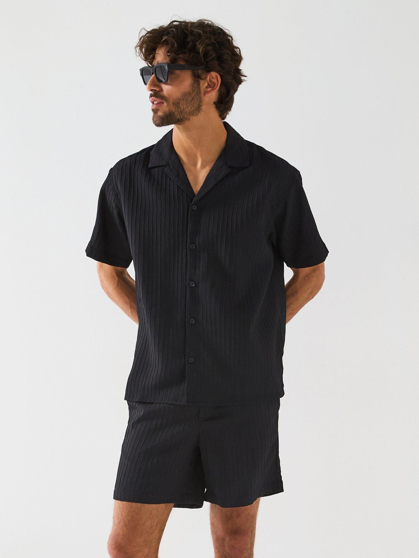 jack-jones-massimo-resort-shirt-and-shorts-set-black