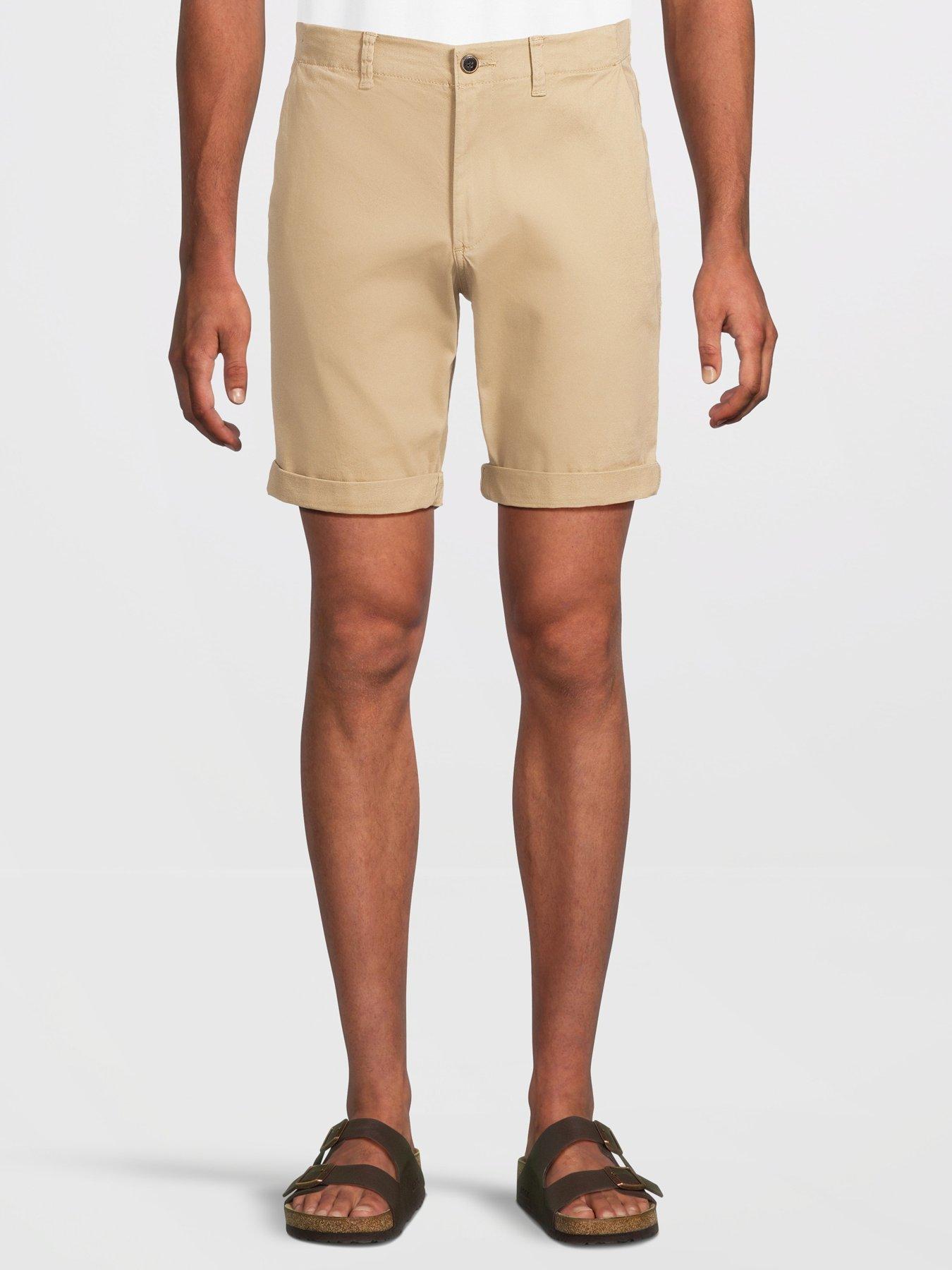 stillFront image of jack-jones-2-pack-chino-shorts-dark-navytan
