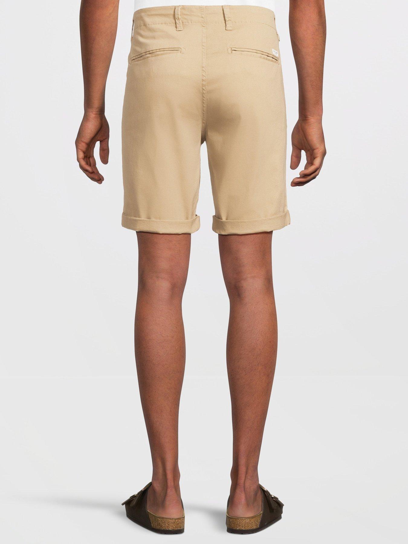  image of jack-jones-2-pack-chino-shorts-dark-navytan
