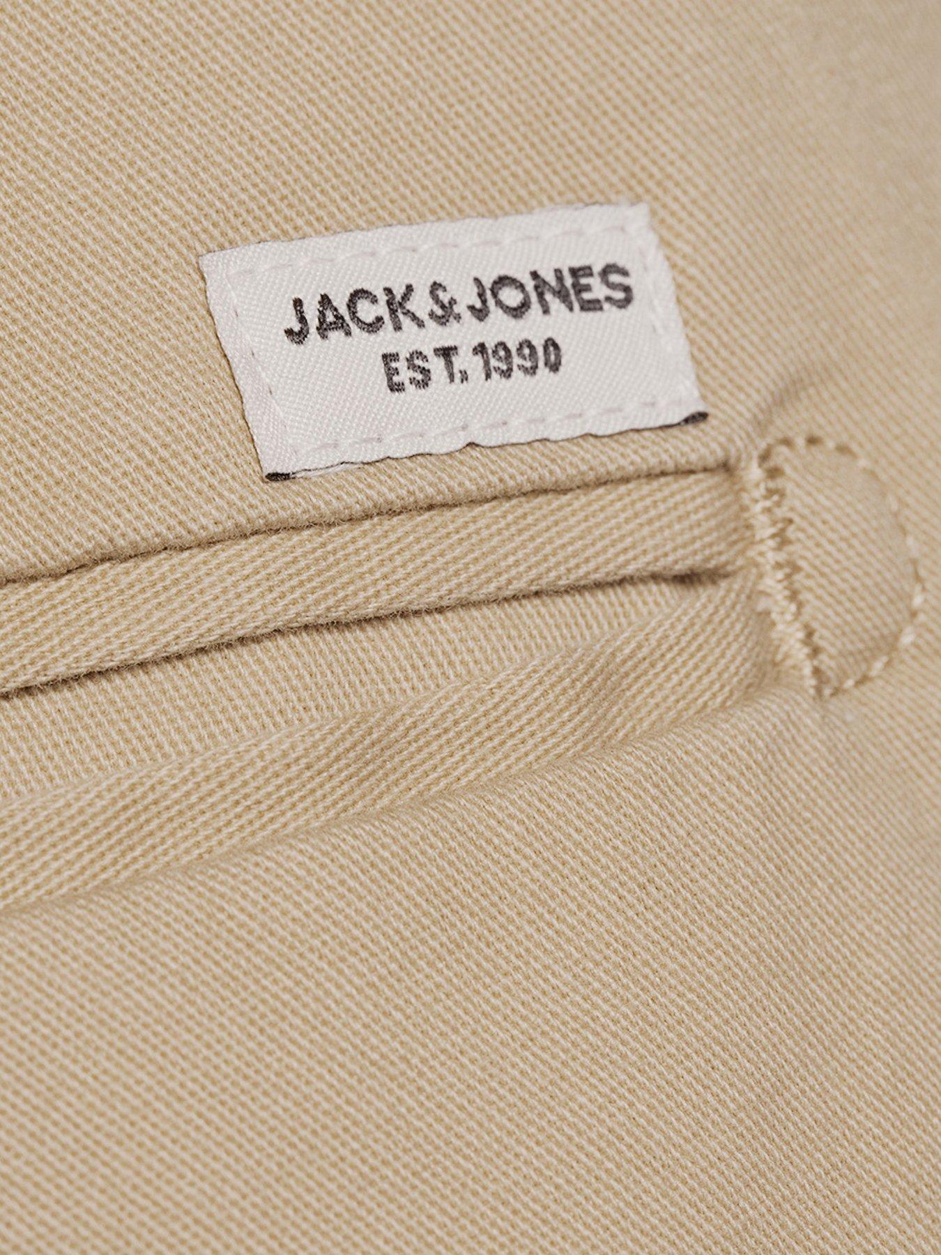  image of jack-jones-2-pack-chino-shorts-dark-navytan