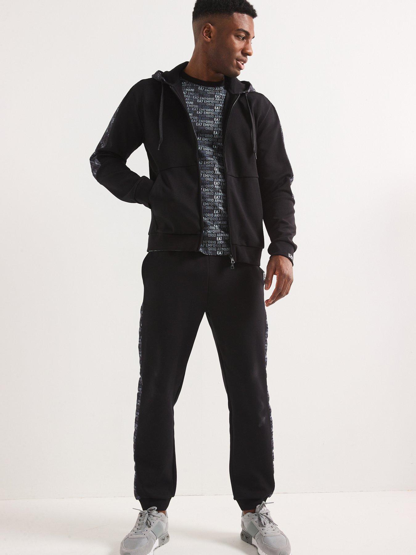 Image 6 of 6 of EA7 Emporio Armani Train Monogram Joggers - Black