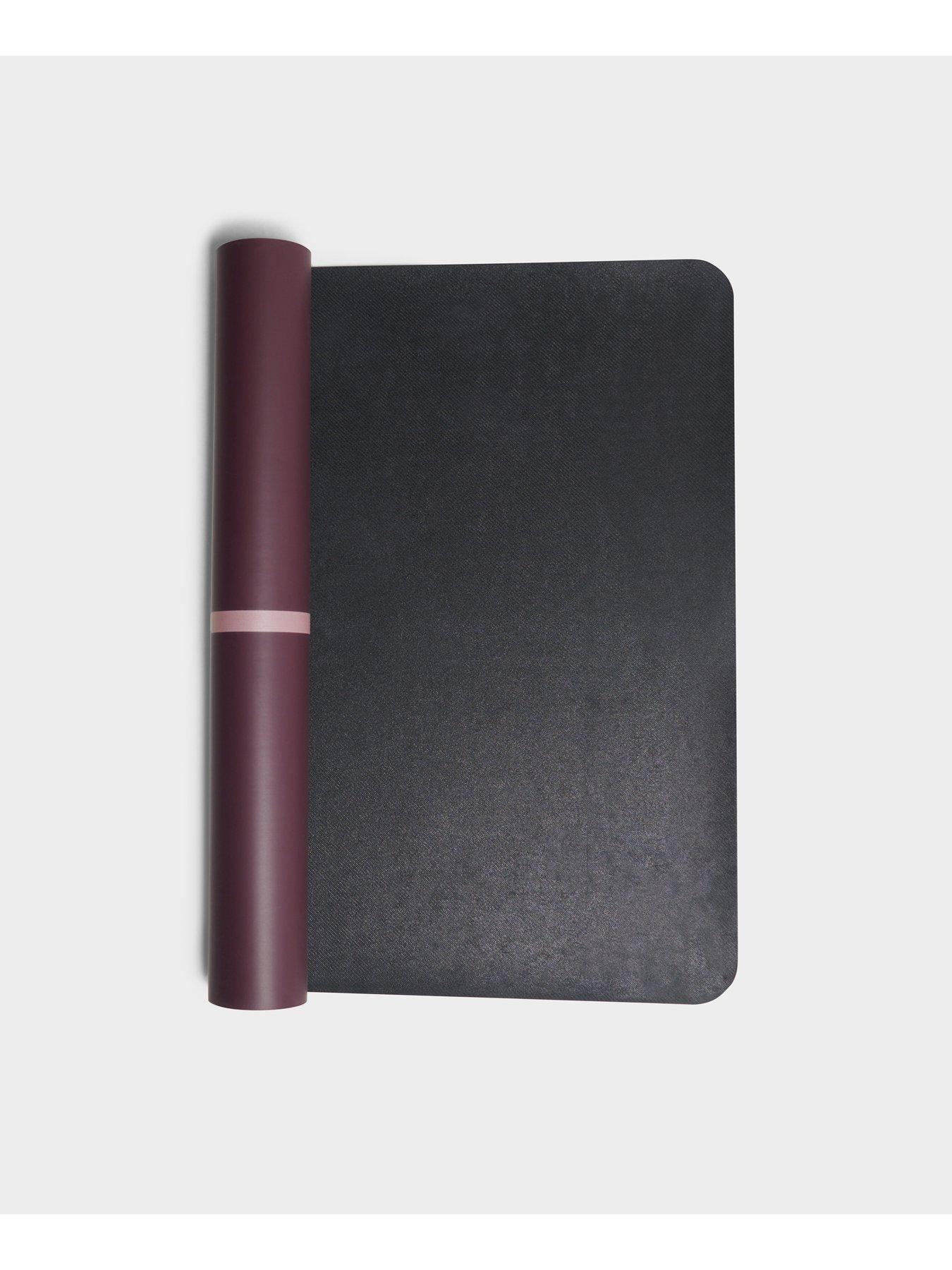  image of sweaty-betty-balance-yoga-mat-midnight-cherry-purple