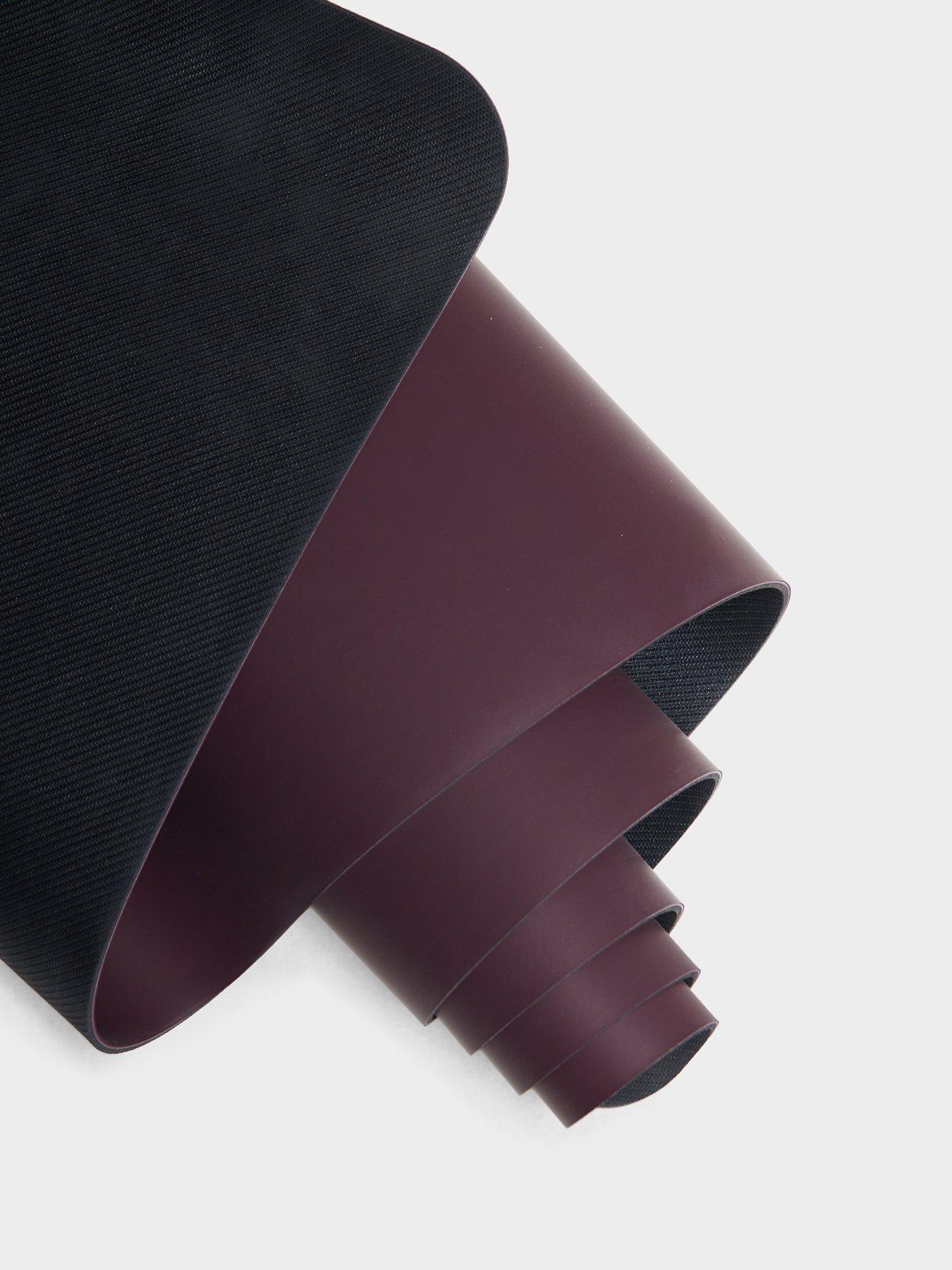  image of sweaty-betty-balance-yoga-mat-midnight-cherry-purple