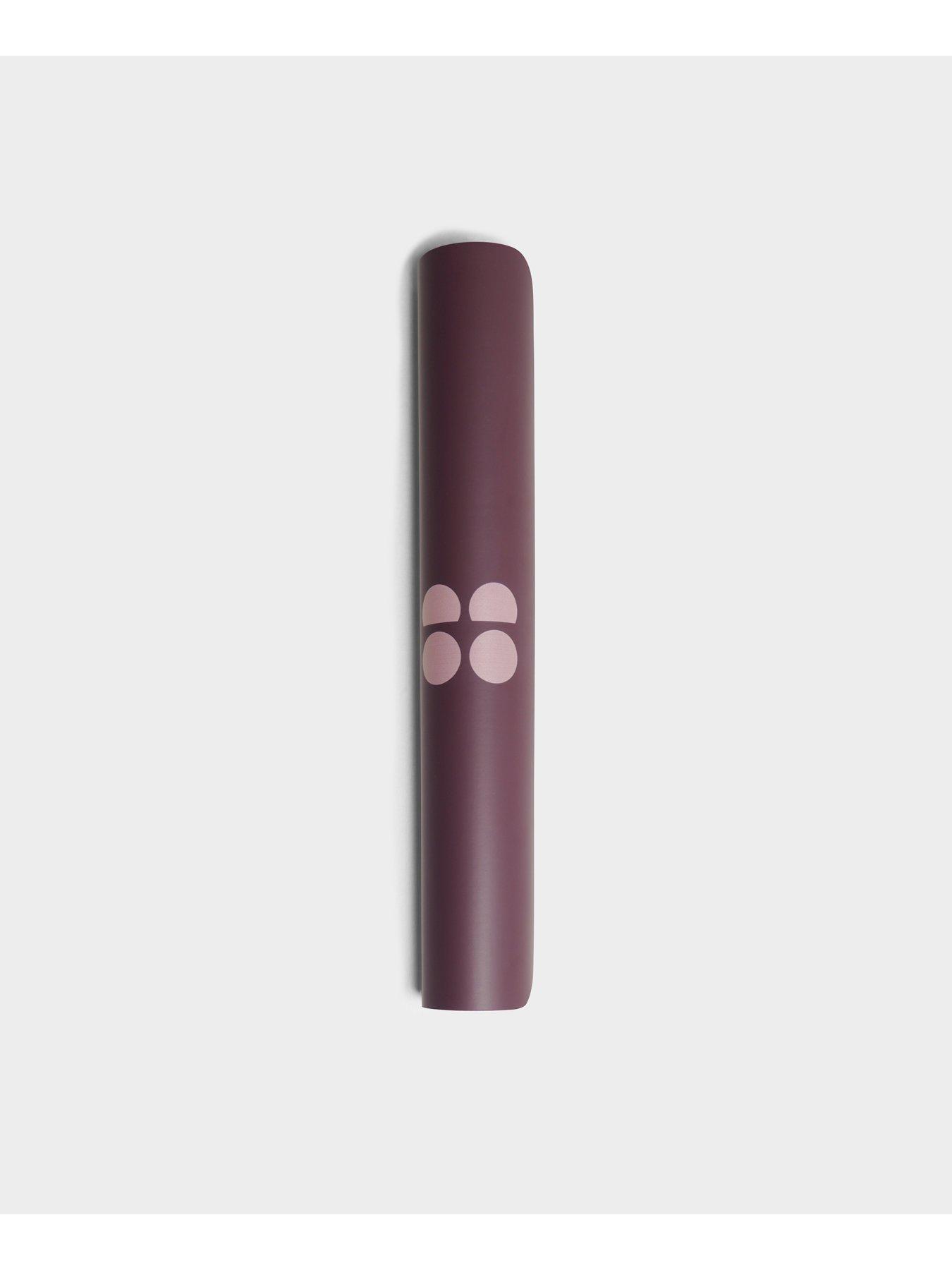  image of sweaty-betty-balance-yoga-mat-midnight-cherry-purple