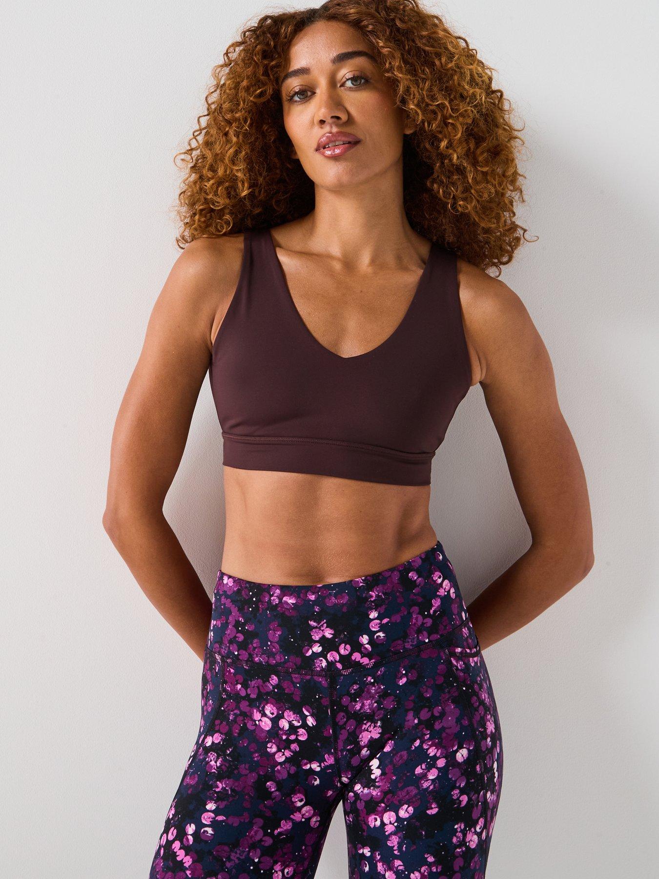 Sweaty Betty Womens Training Ultimate Yoga Voop Bra - Brown