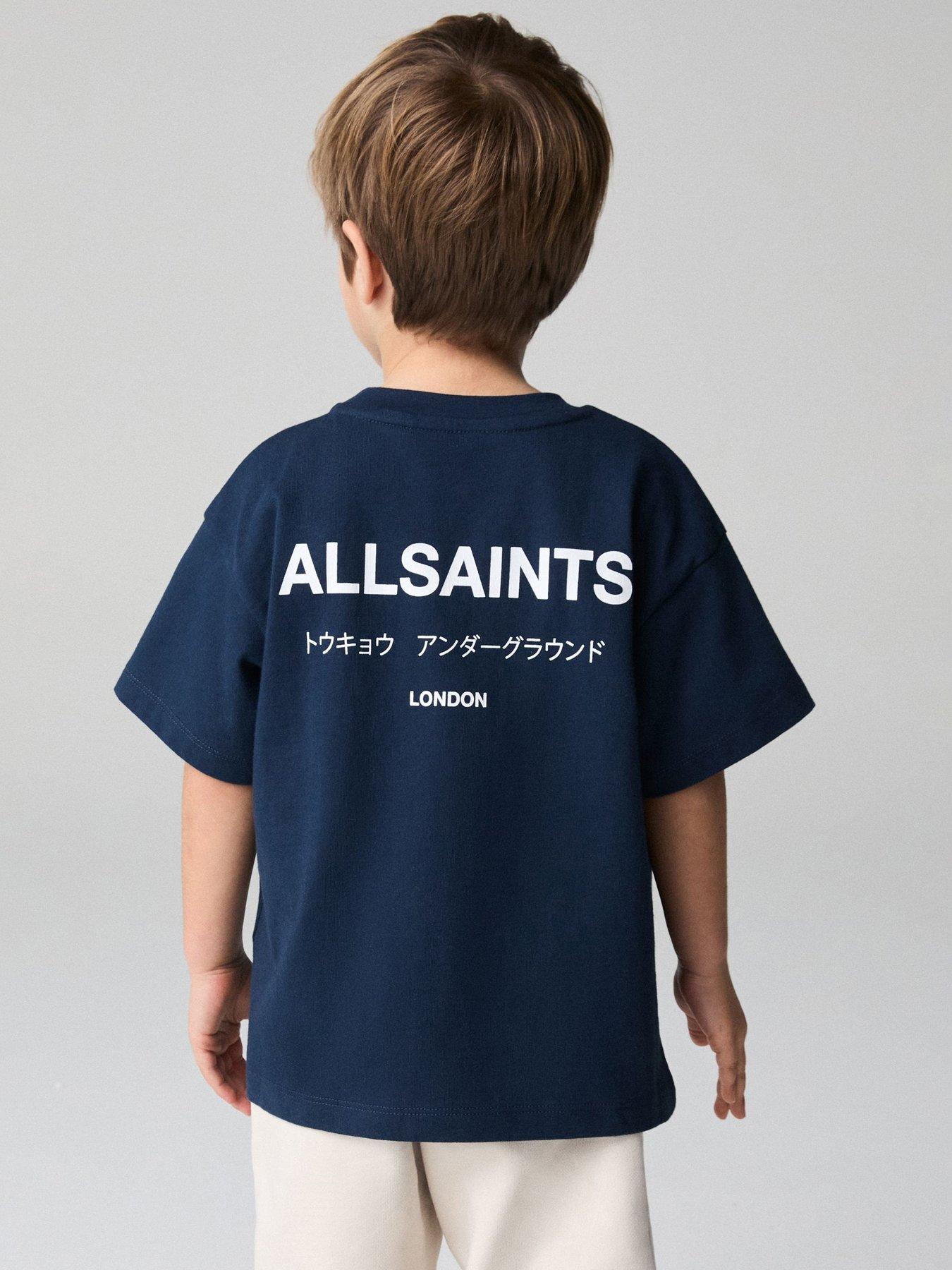 stillFront image of smallsaints-all-saints-logo-t-shirt