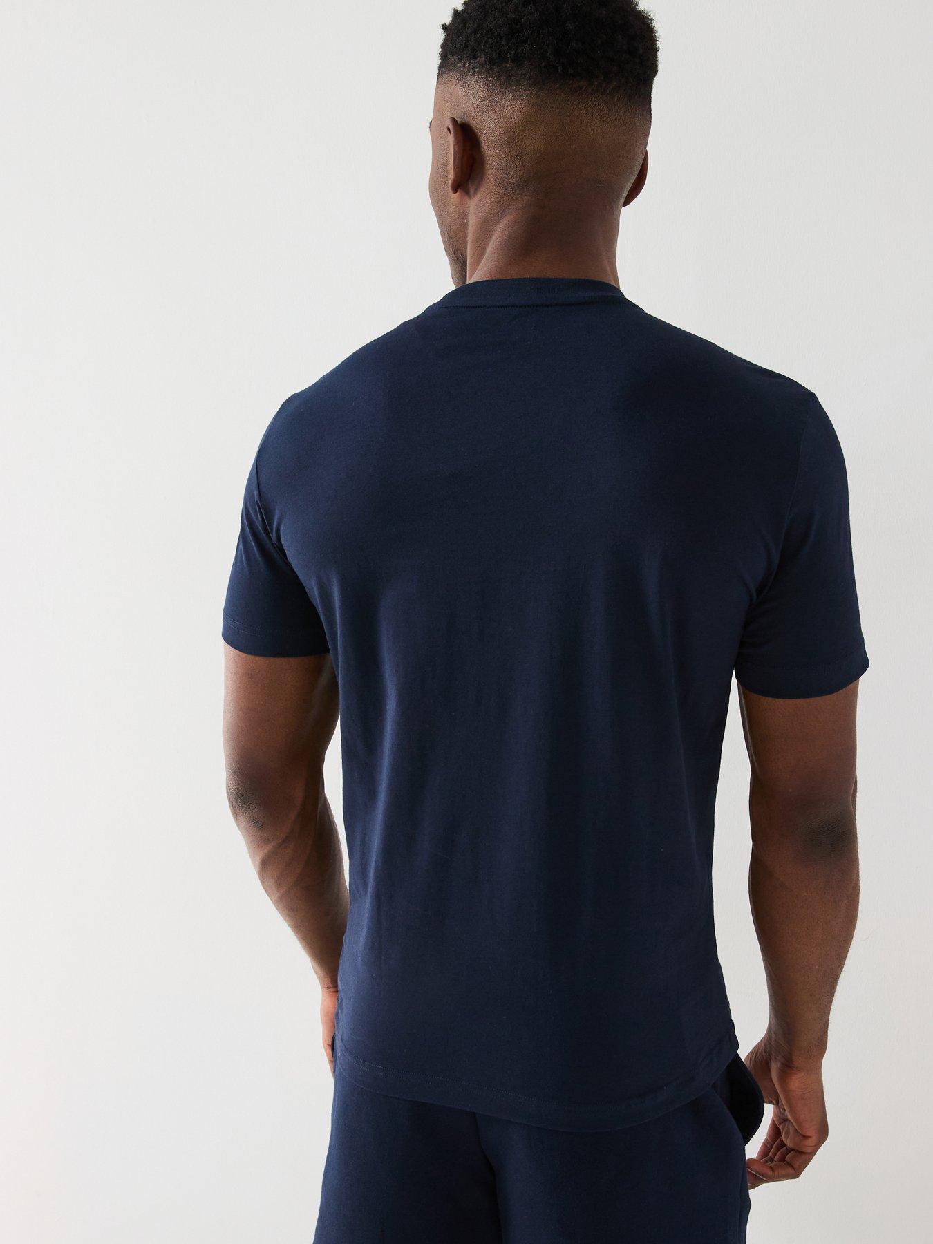  image of ea7-emporio-armani-train-visibility-crew-neck-t-shirt-dark-blue