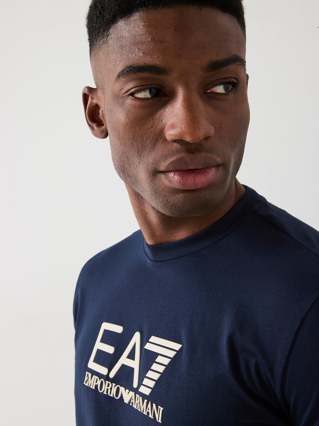  image of ea7-emporio-armani-train-visibility-crew-neck-t-shirt-dark-blue