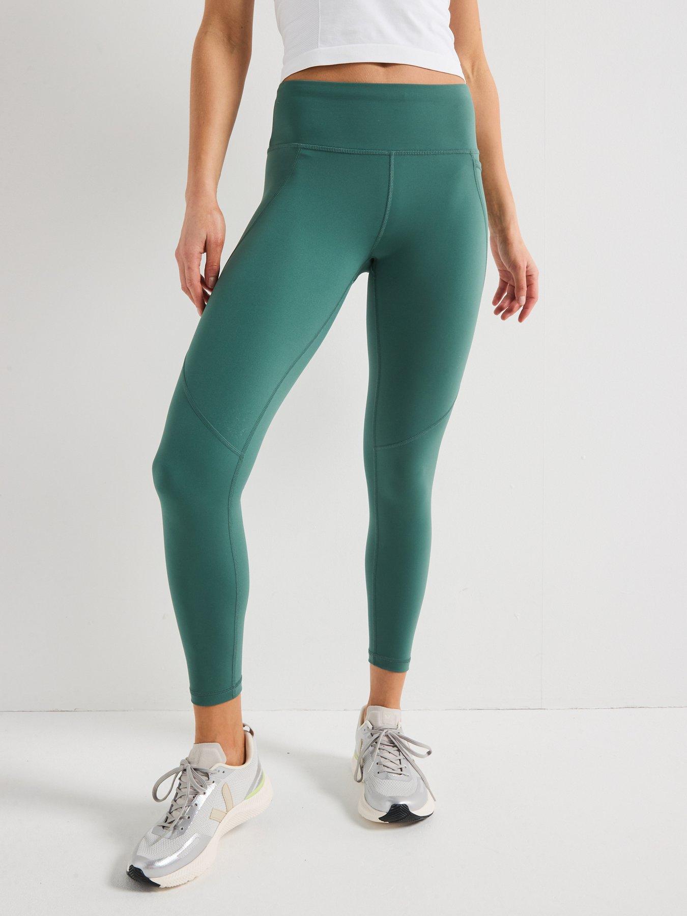  image of sweaty-betty-womens-training-power-78-workout-leggings-green