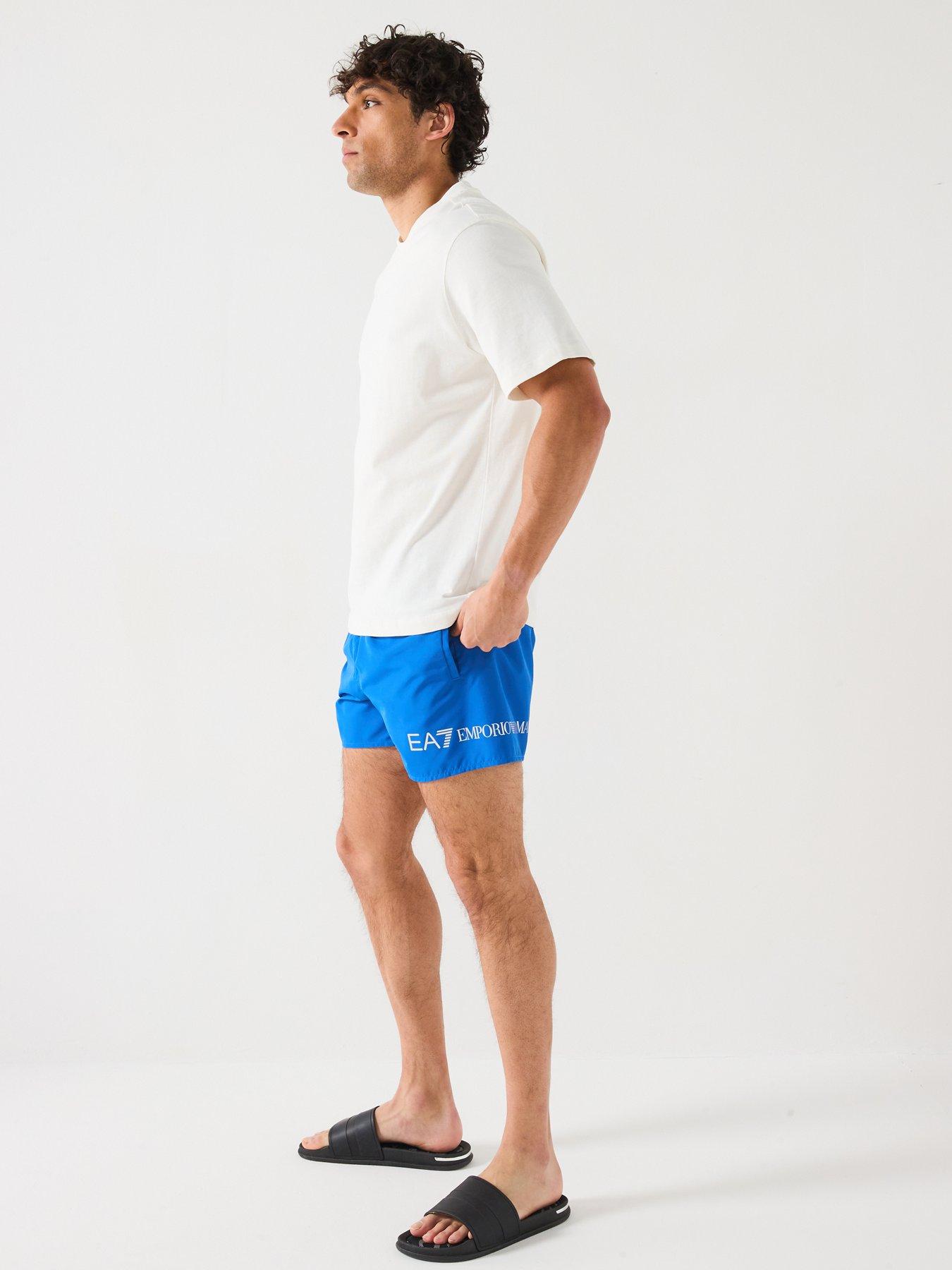  image of ea7-emporio-armani-logo-swimshort-blue