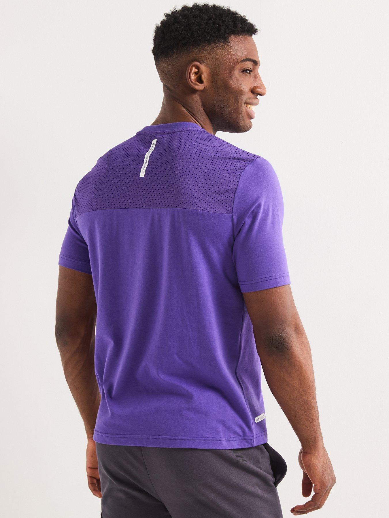  image of ea7-emporio-armani-ventus-t-shirt-purple