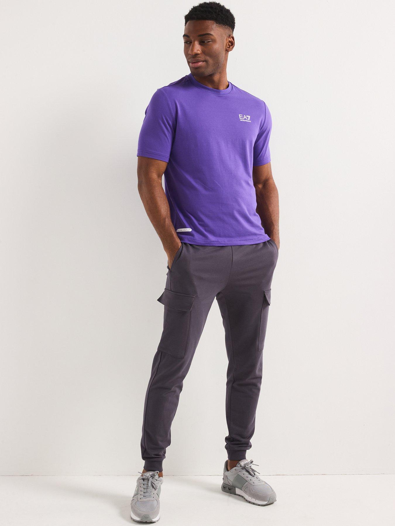  image of ea7-emporio-armani-ventus-t-shirt-purple