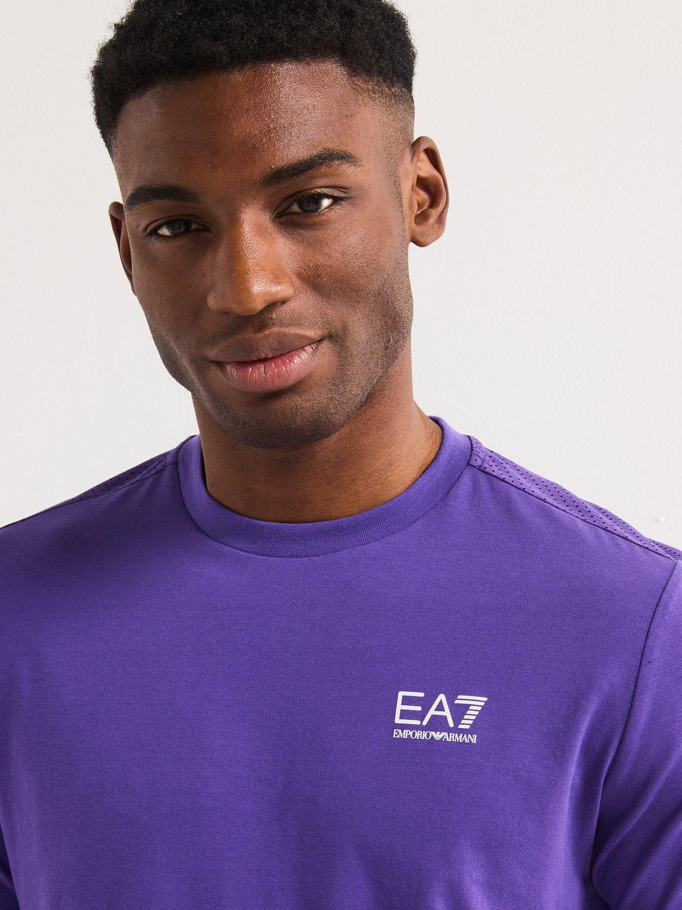  image of ea7-emporio-armani-ventus-t-shirt-purple