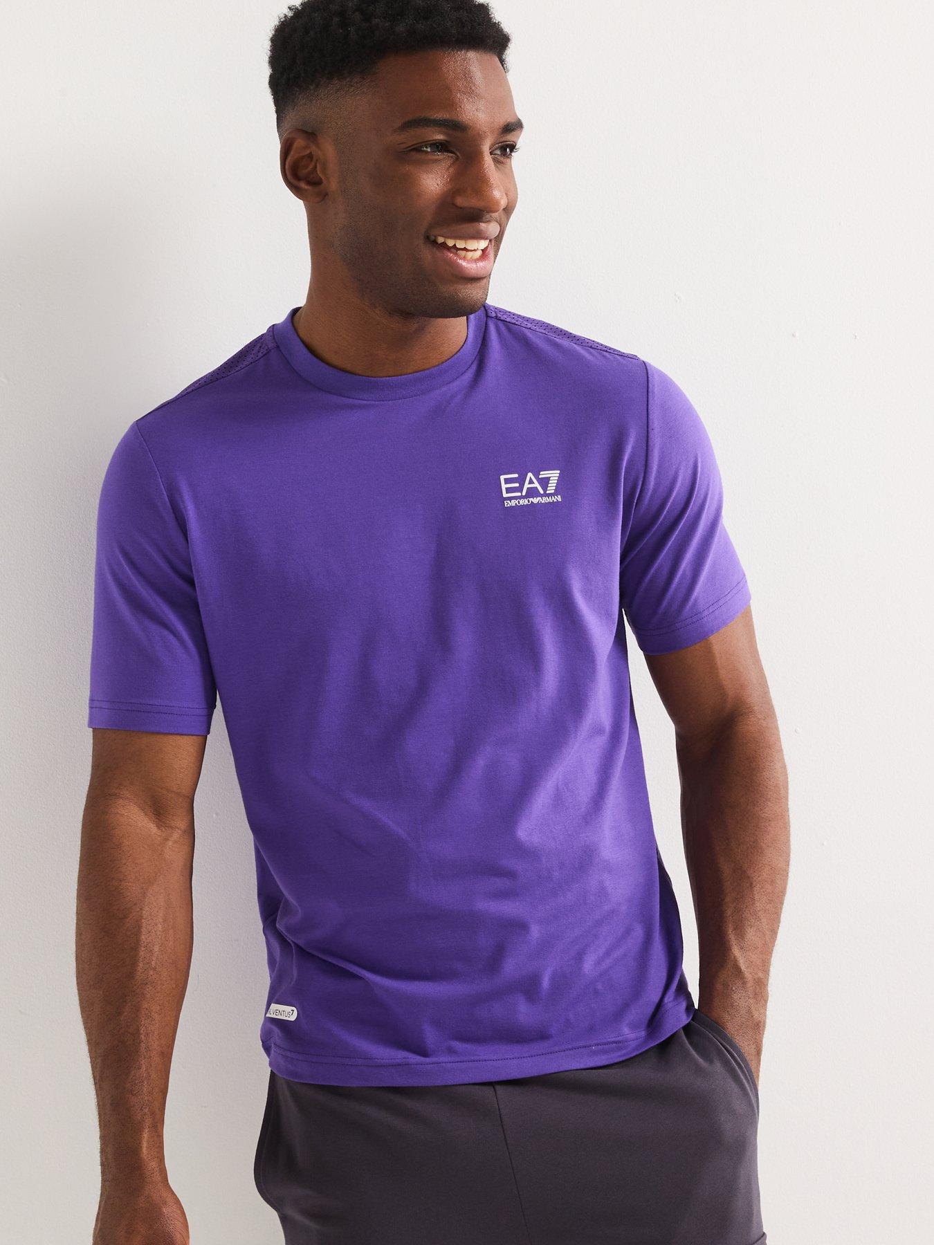  image of ea7-emporio-armani-ventus-t-shirt-purple