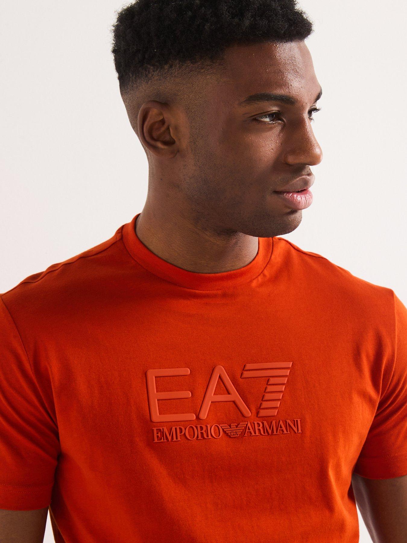  image of ea7-emporio-armani-train-visibility-crew-neck-t-shirt-red
