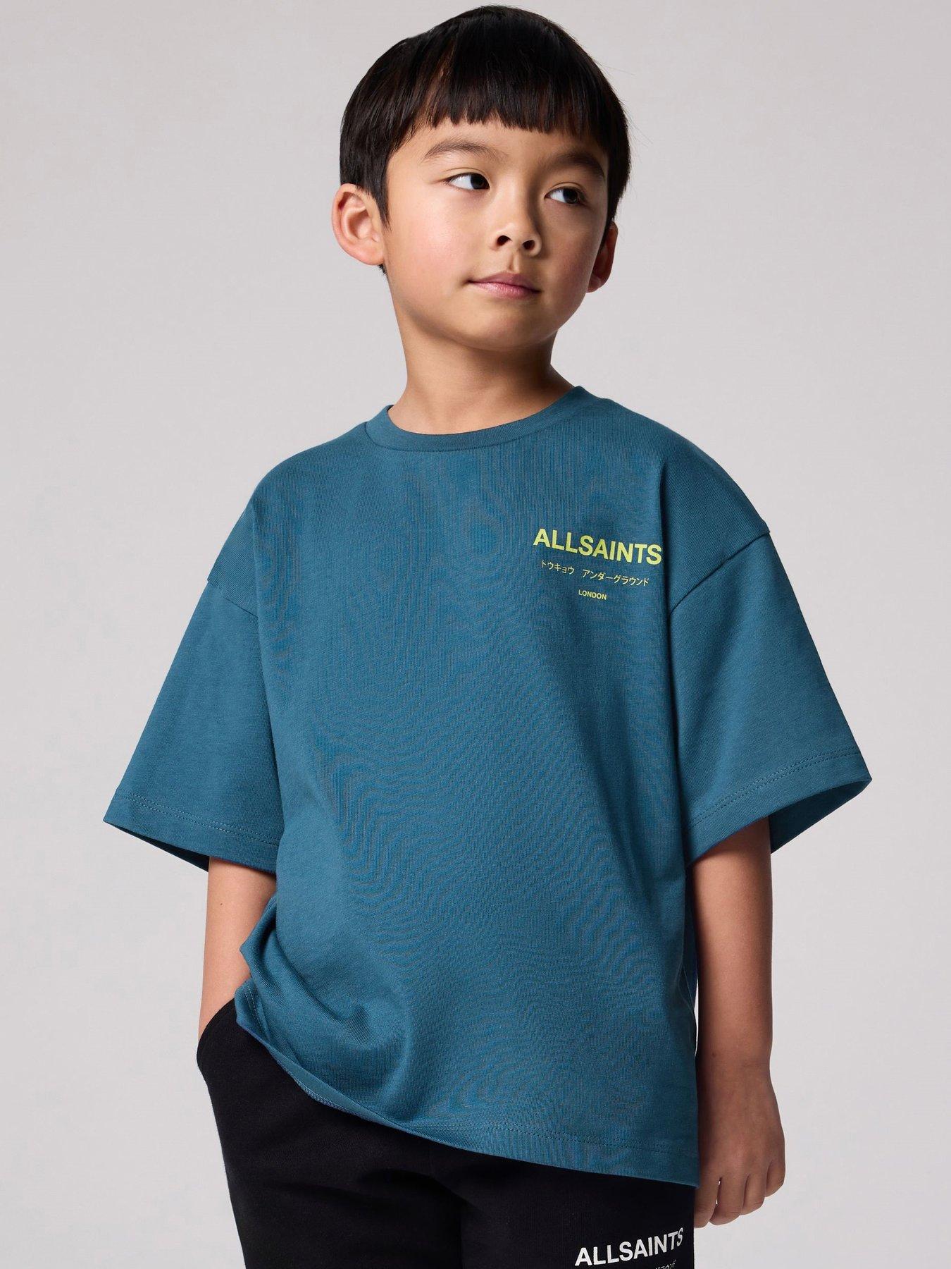 smALLSAINTS All Saints Boys Logo T-Shirt - Navy