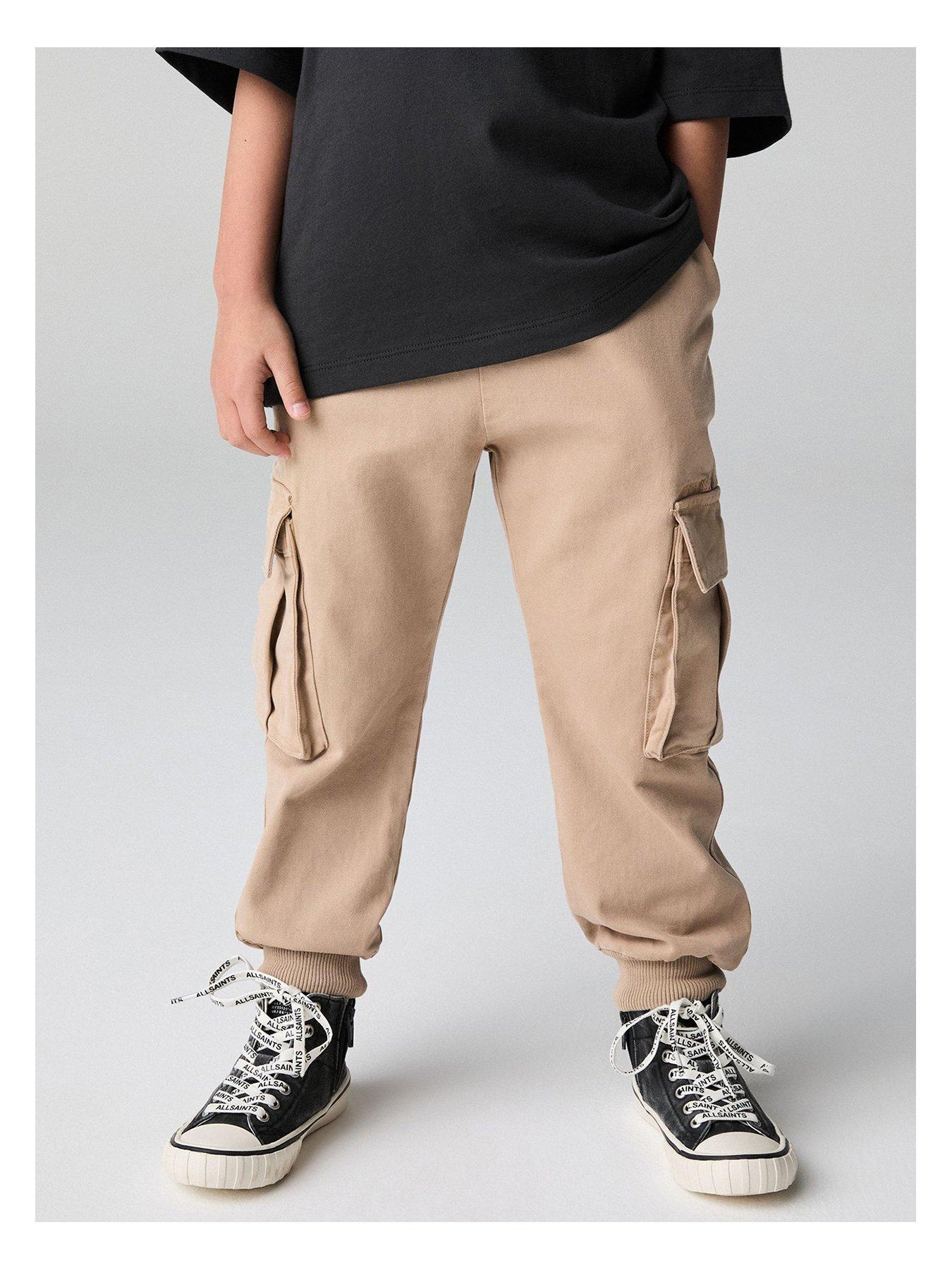 smallsaints-boys-cargo-jogger-beige