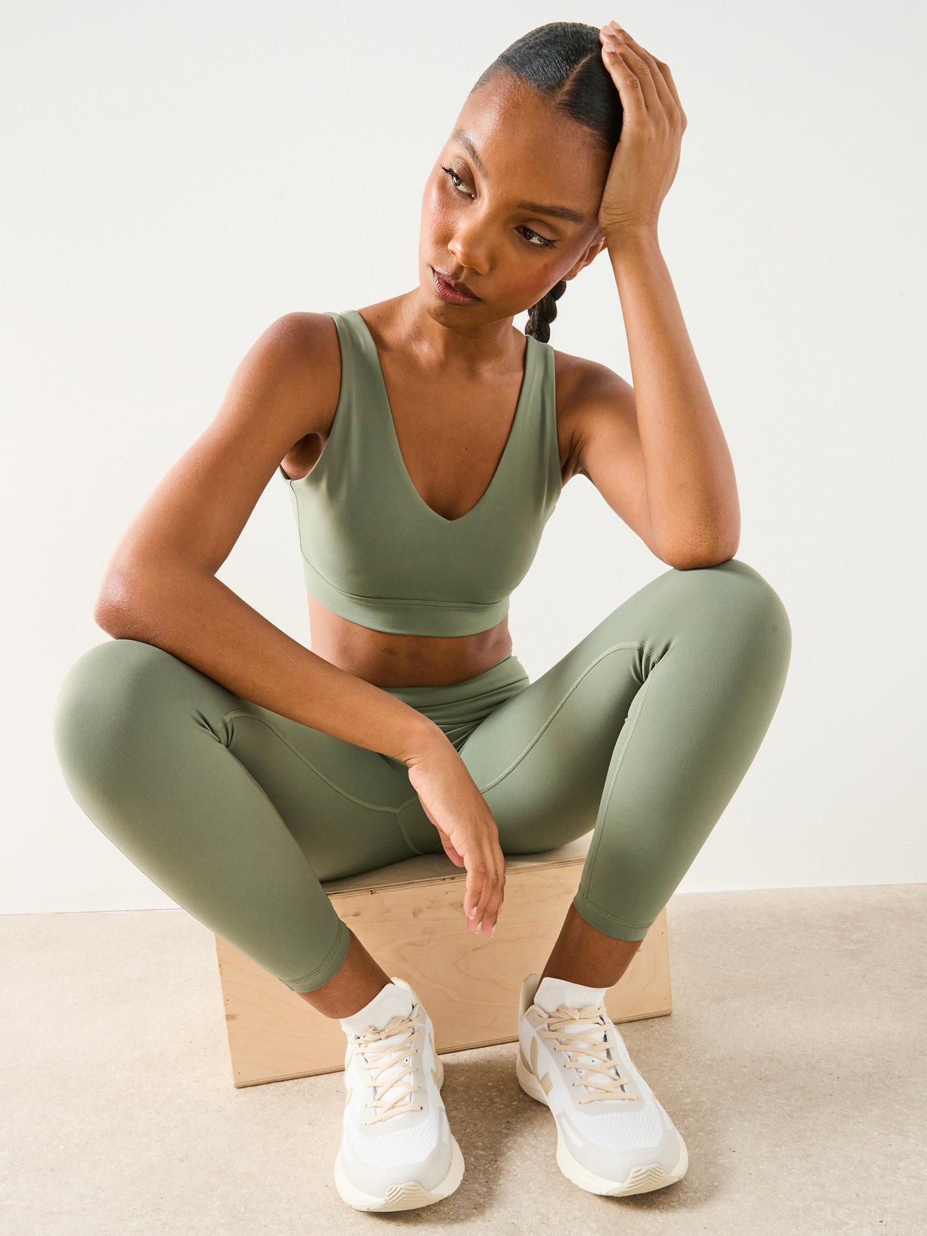  image of sweaty-betty-womens-ultimate-yoga-voop-bra-green