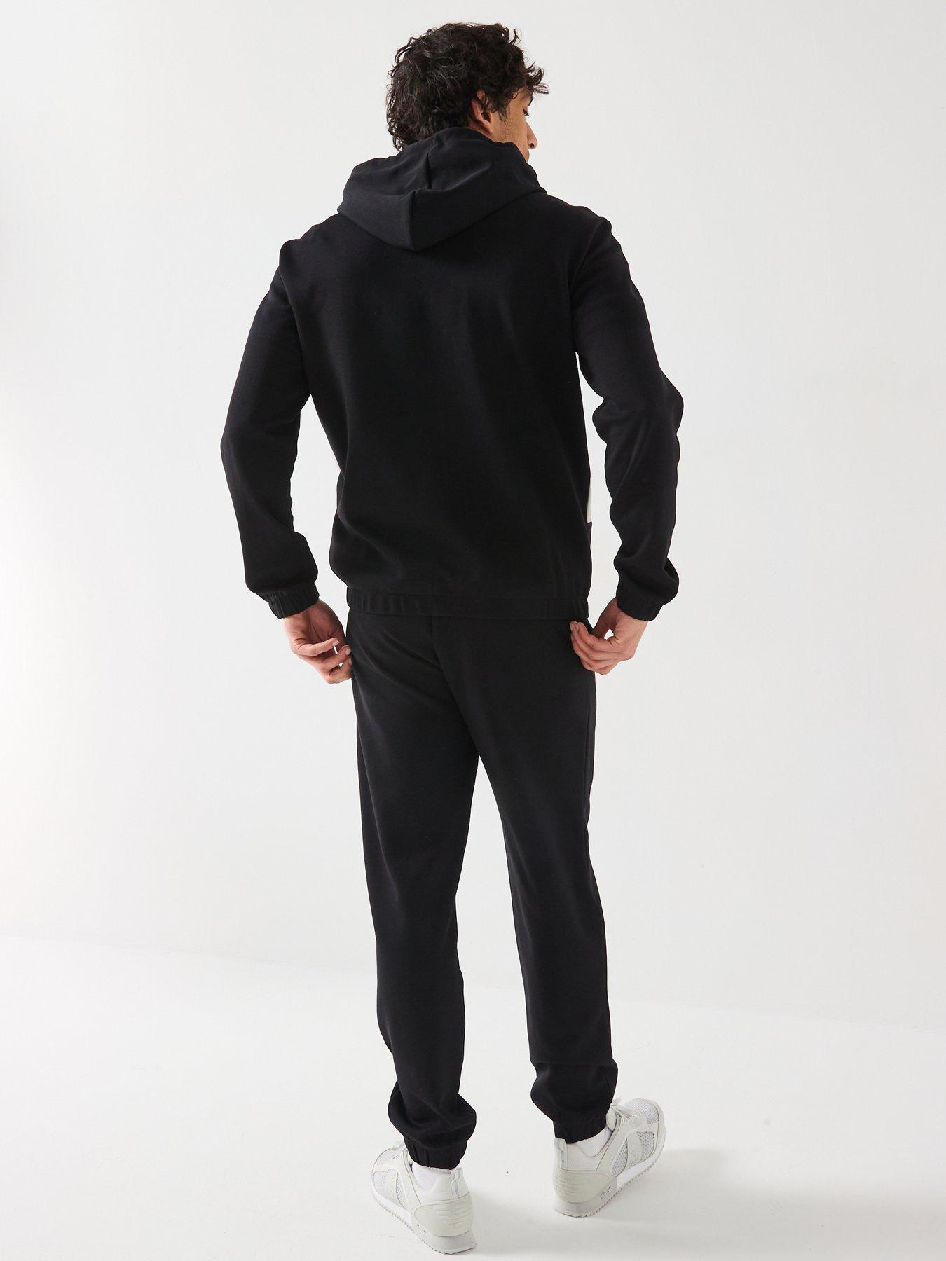 Image 2 of 6 of EA7 Emporio Armani Colour Block Tracksuit - Black