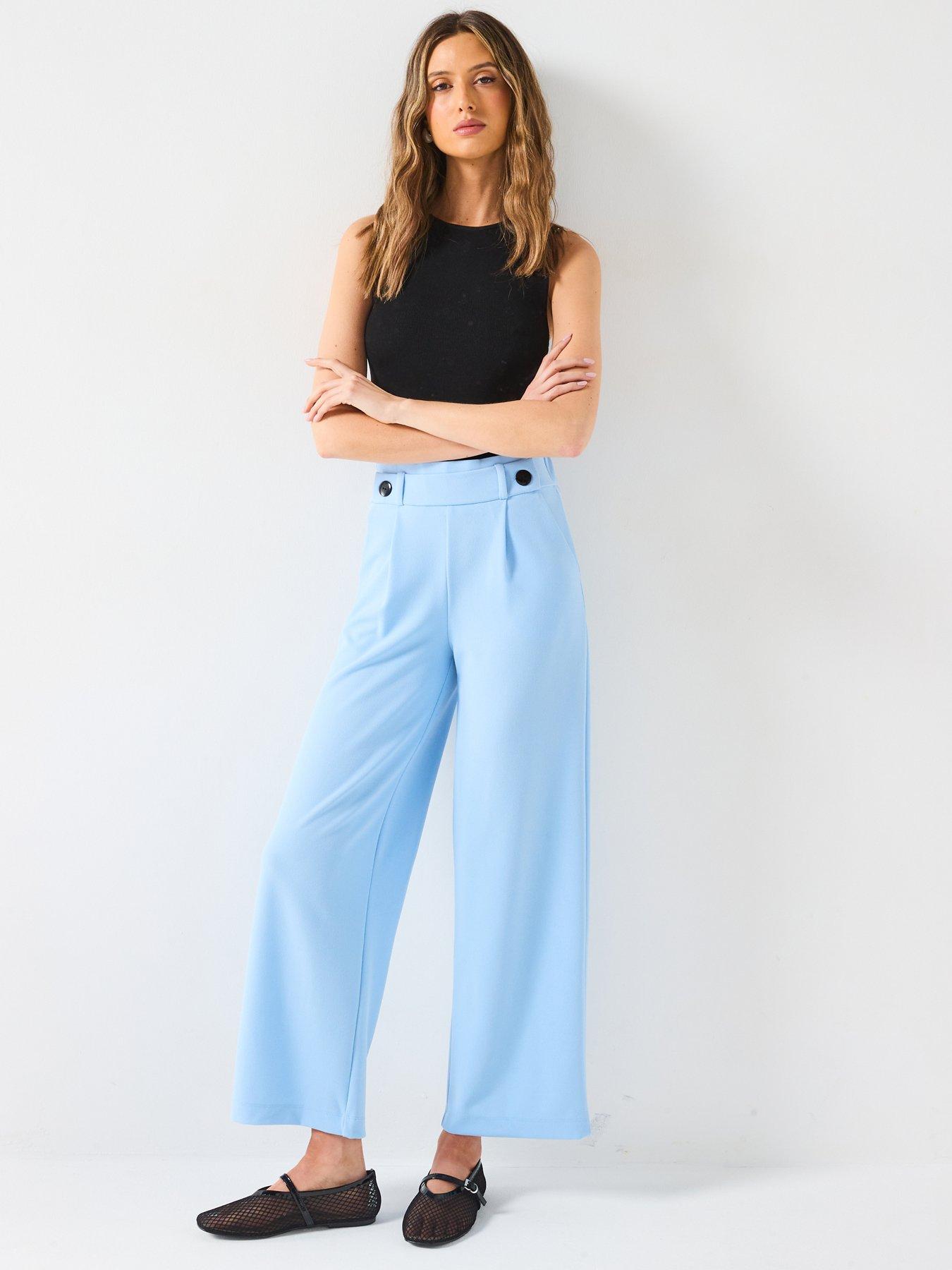  image of jdy-tailored-trouser-light-blue