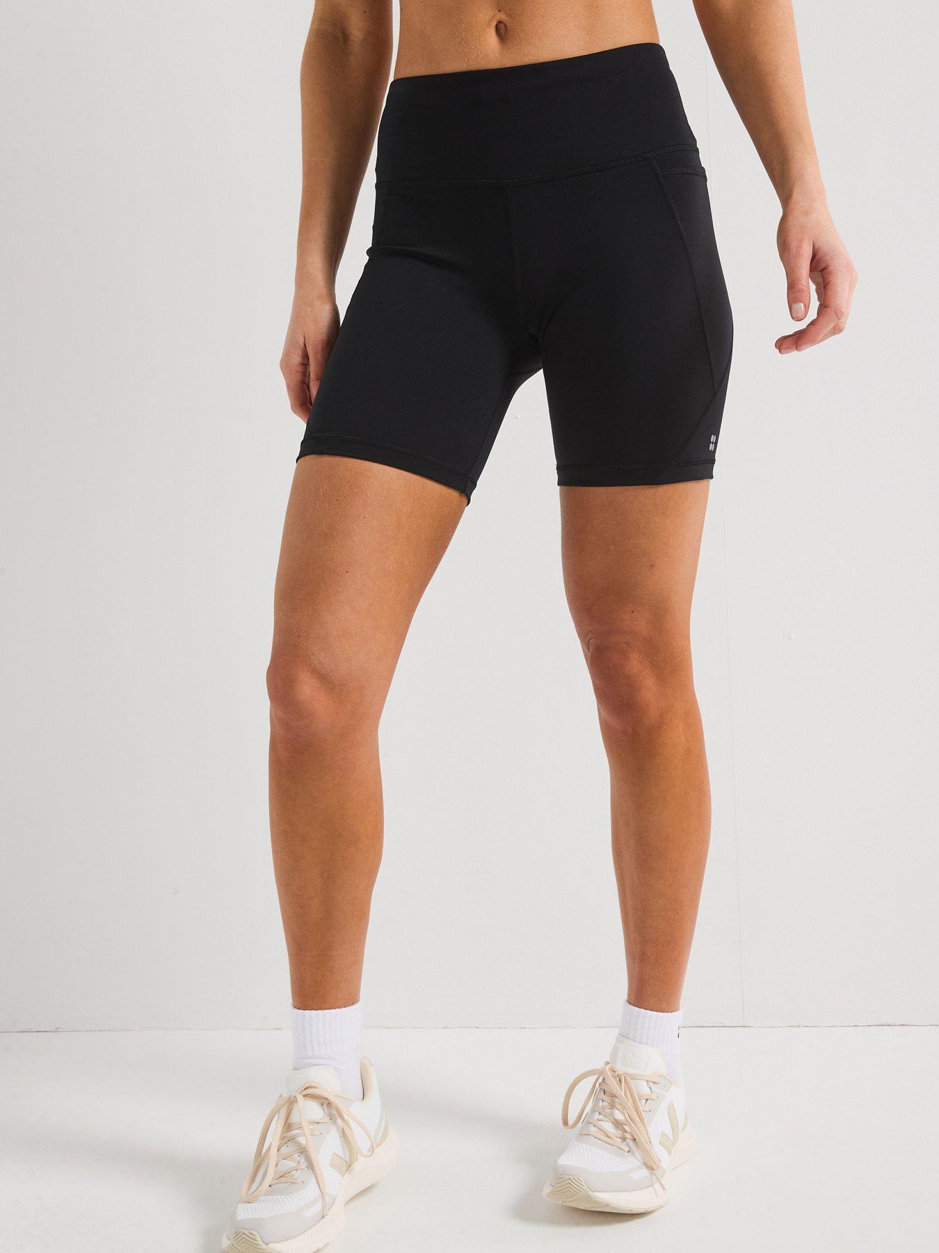 undefined Women's Training Power 6' Biker Shorts - Black
