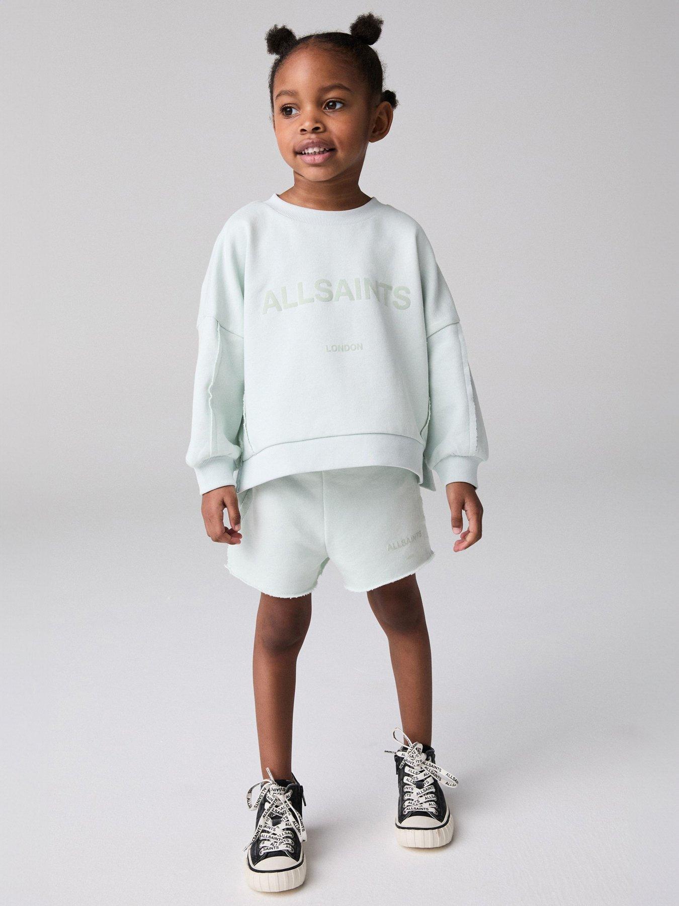 undefined Younger Girls Sweat Short Set - Blue