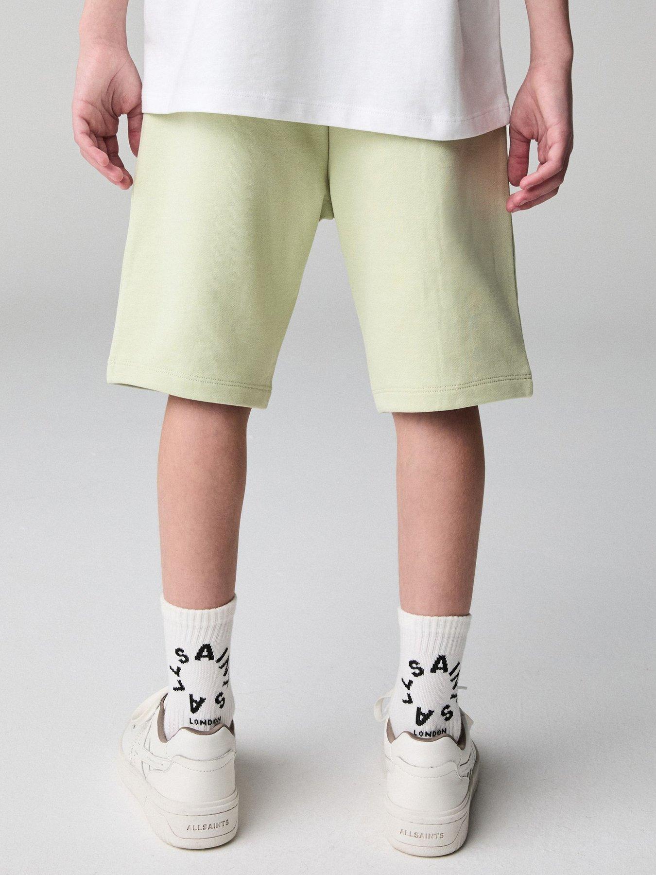stillFront image of smallsaints-boys-sweat-shorts-green
