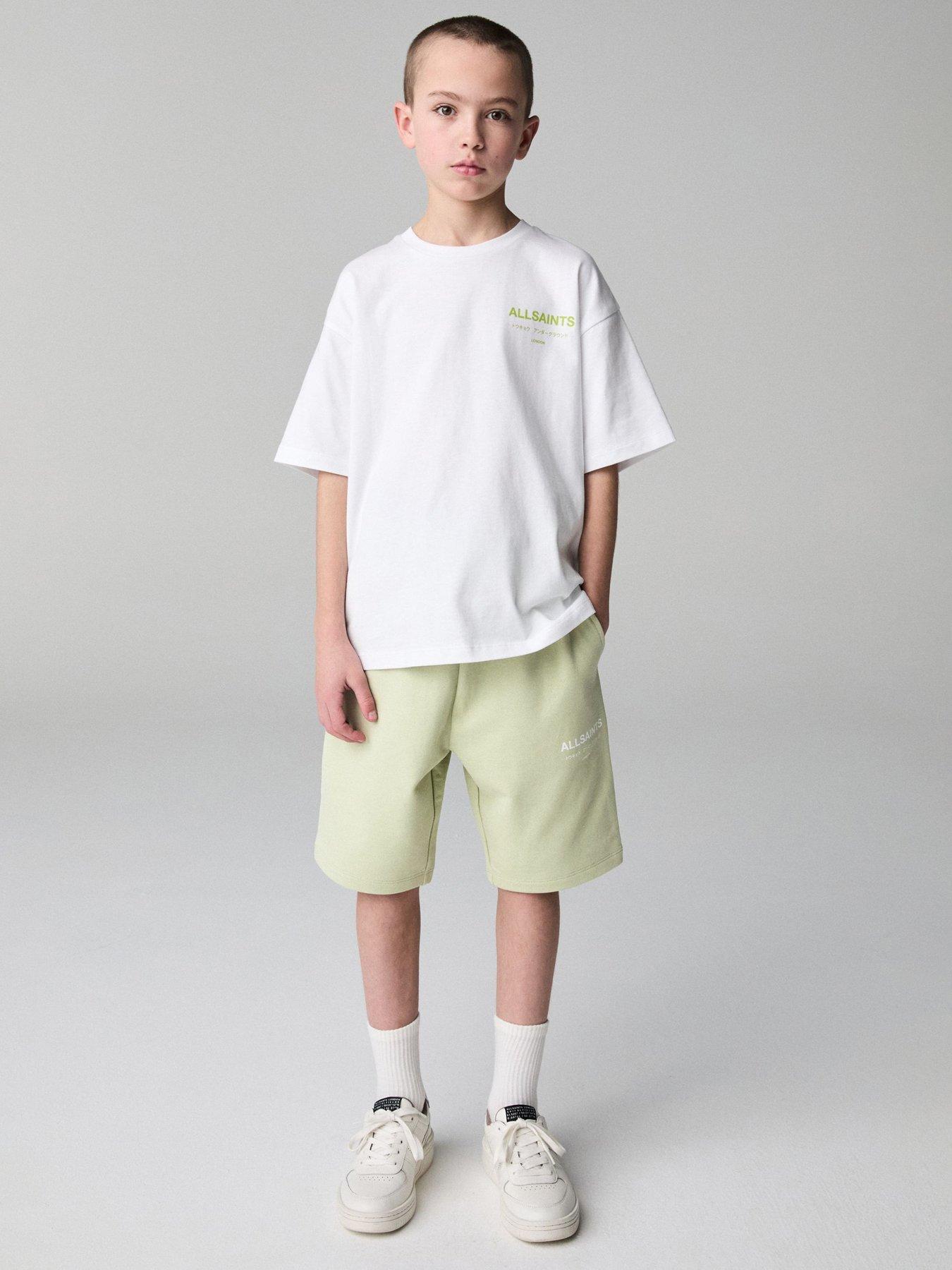  image of smallsaints-boys-sweat-shorts-green