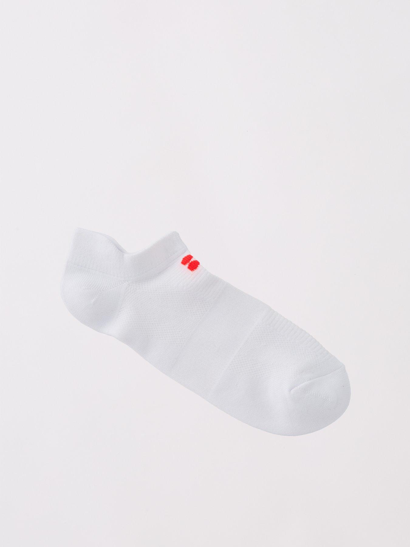 Image 4 of 5 of Sweaty Betty Womens Training Lightweight Trainer Socks 3 Pack - White
