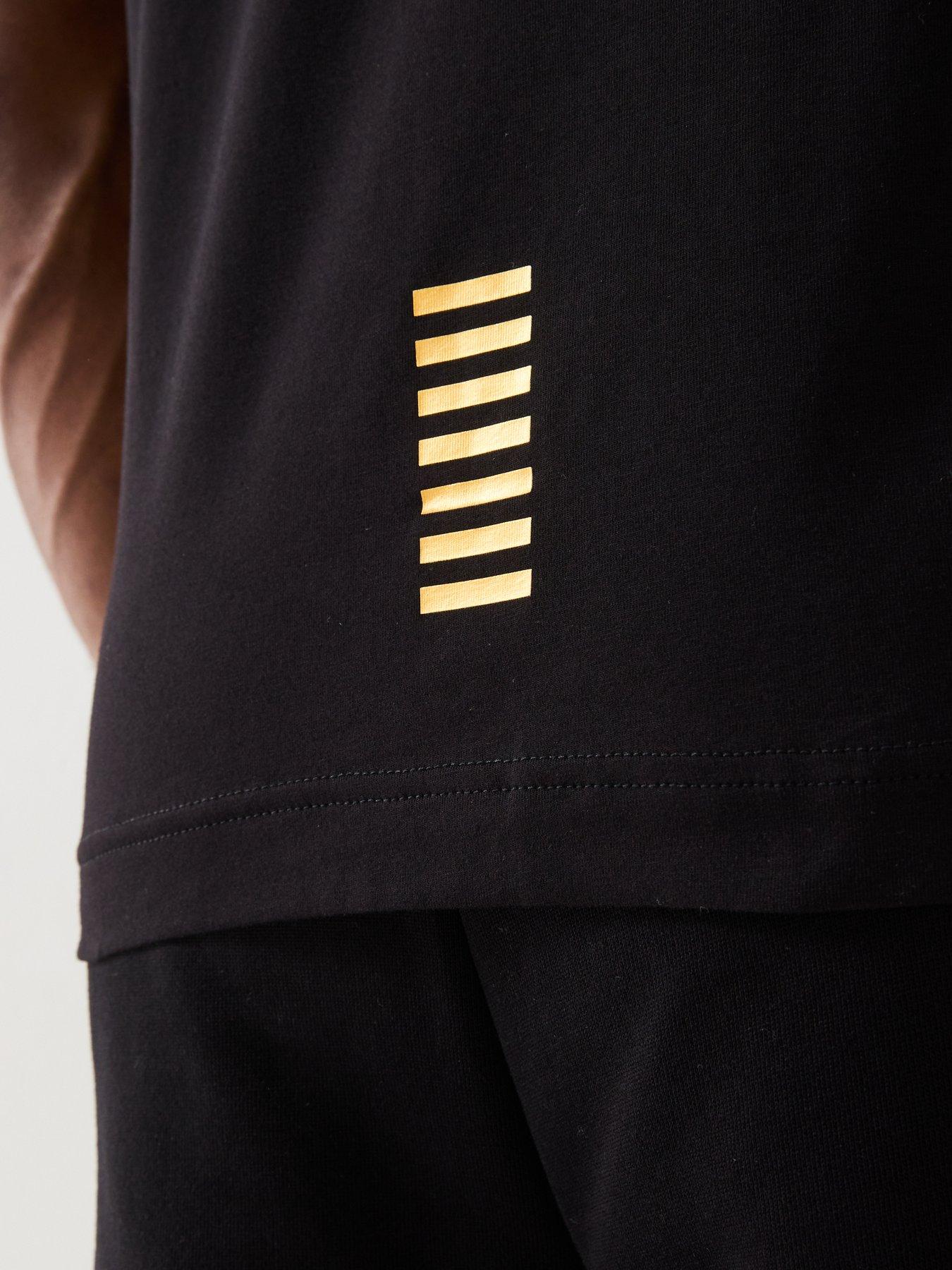  image of ea7-emporio-armani-train-core-id-slim-fit-polo-shirt-black