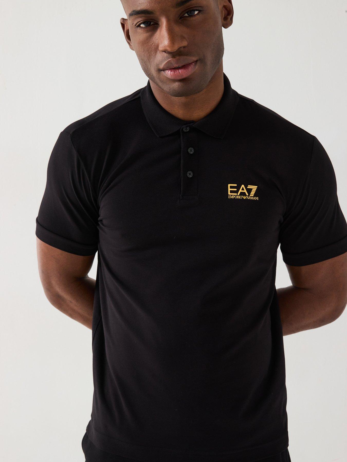  image of ea7-emporio-armani-train-core-id-slim-fit-polo-shirt-black