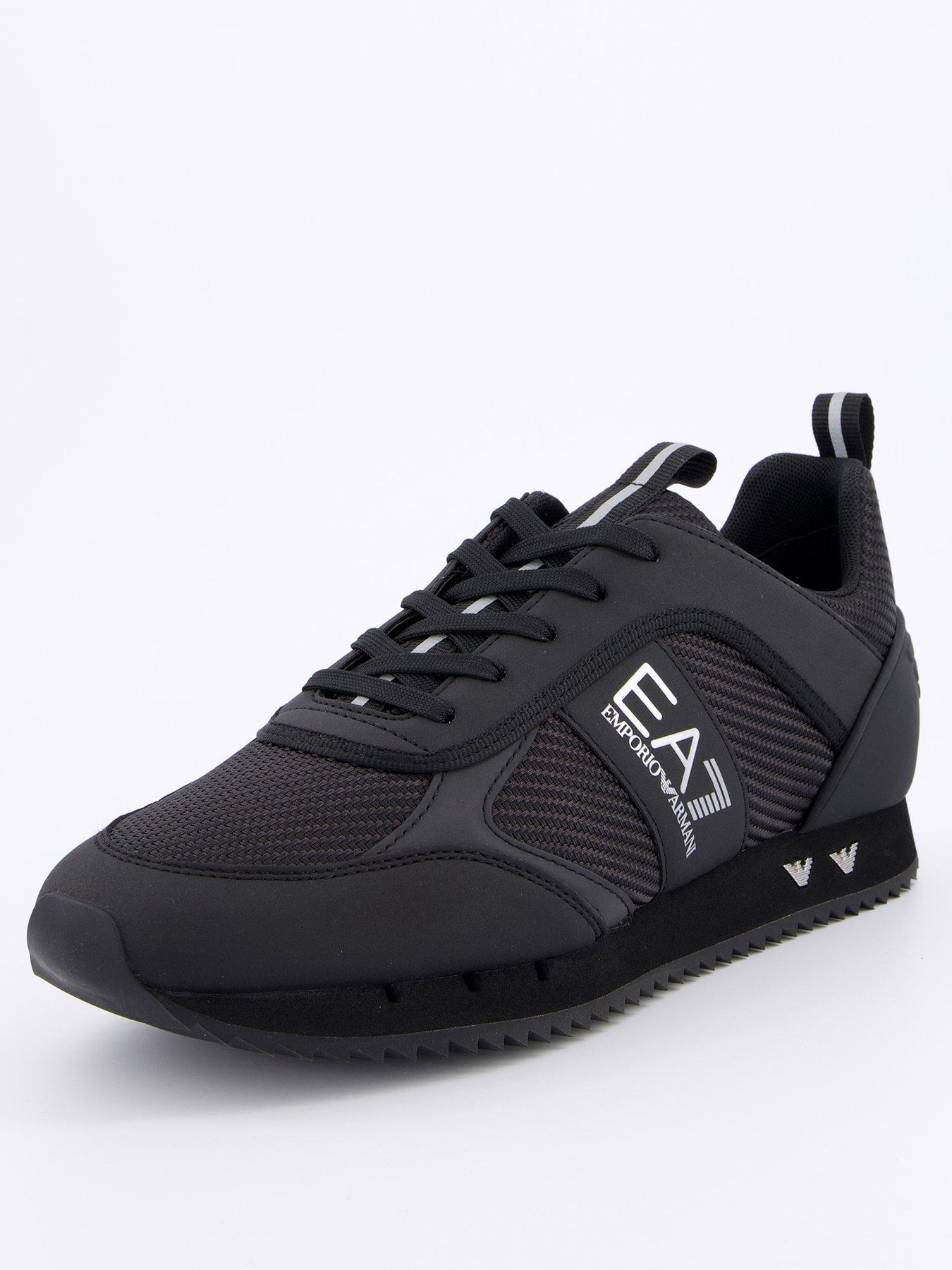  image of ea7-emporio-armani-logo-trainers-black