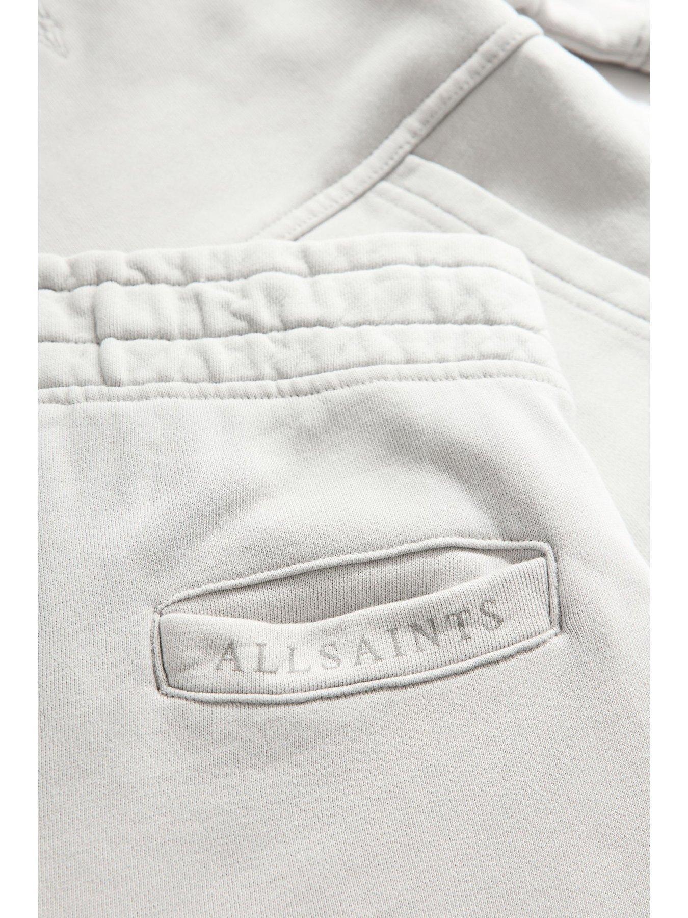  image of smallsaints-all-saints-hoodie-and-shorts-set-grey