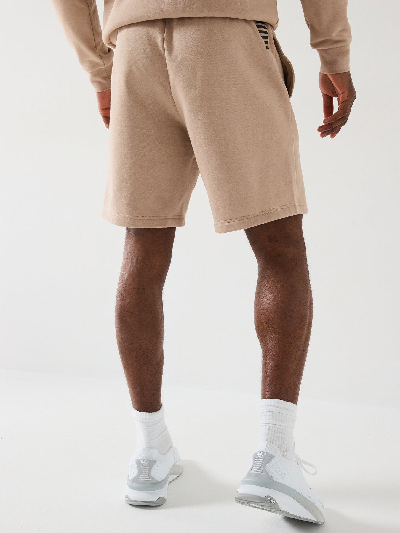 stillFront image of ea7-emporio-armani-core-id-shorts-natural