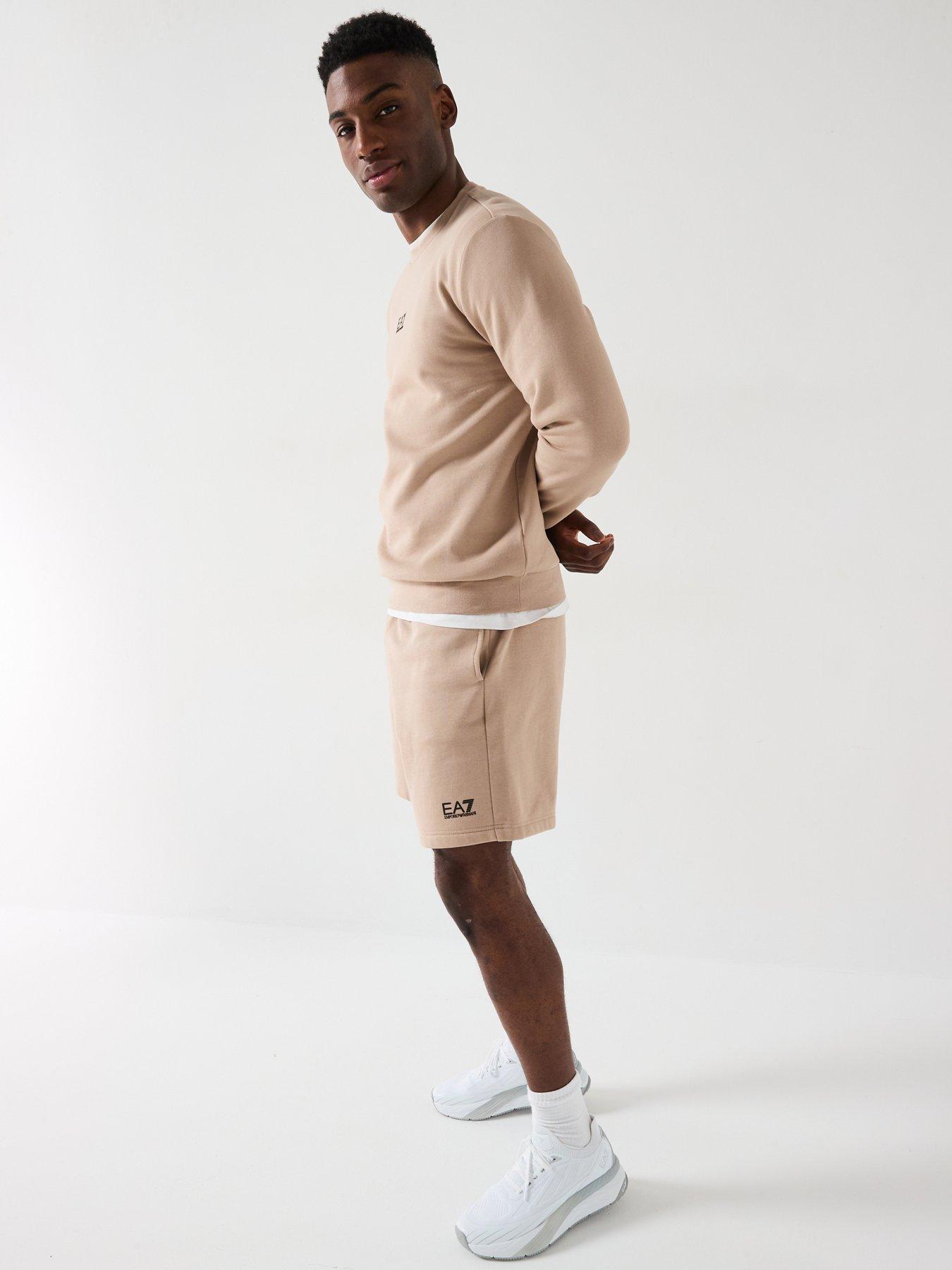  image of ea7-emporio-armani-core-id-shorts-natural