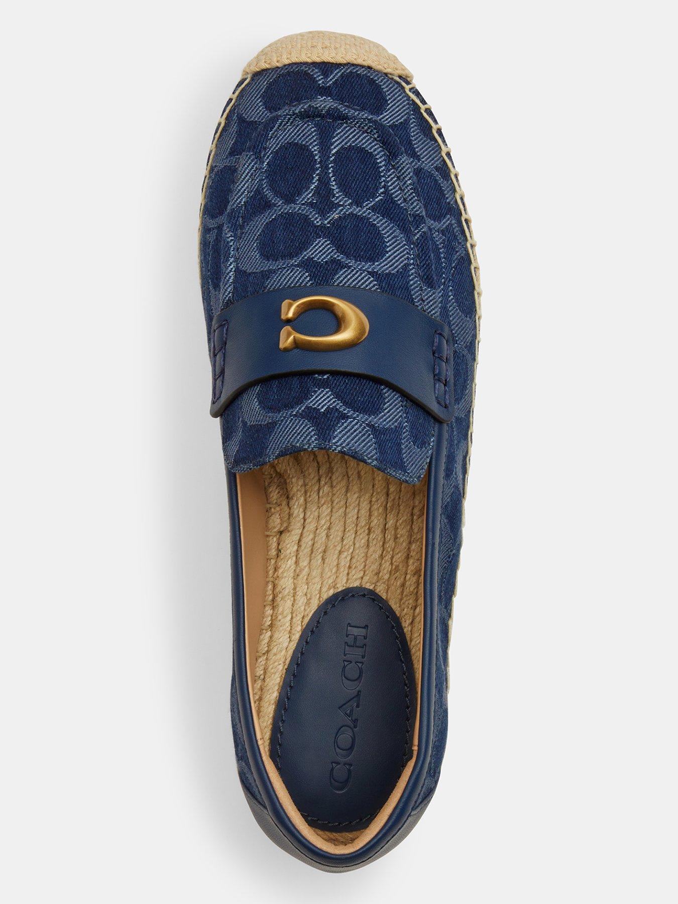 Coach Men\'s Blue Espadrilles Coach 1941 Navy Suede Espadrilles Coach 1941 main image 4